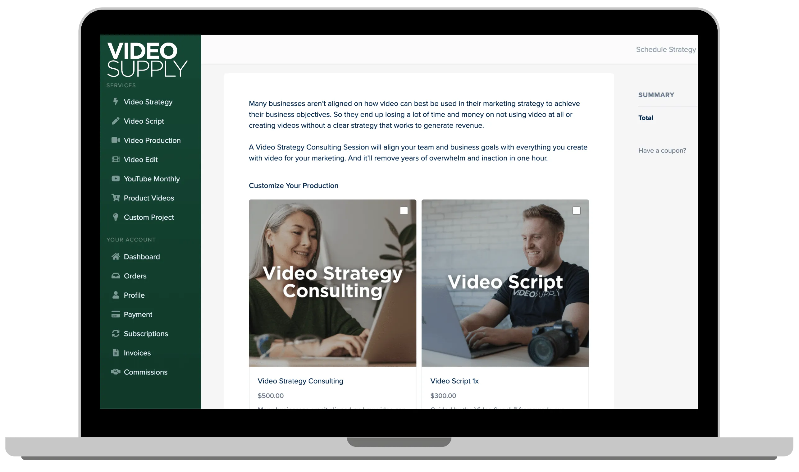 video supply feature