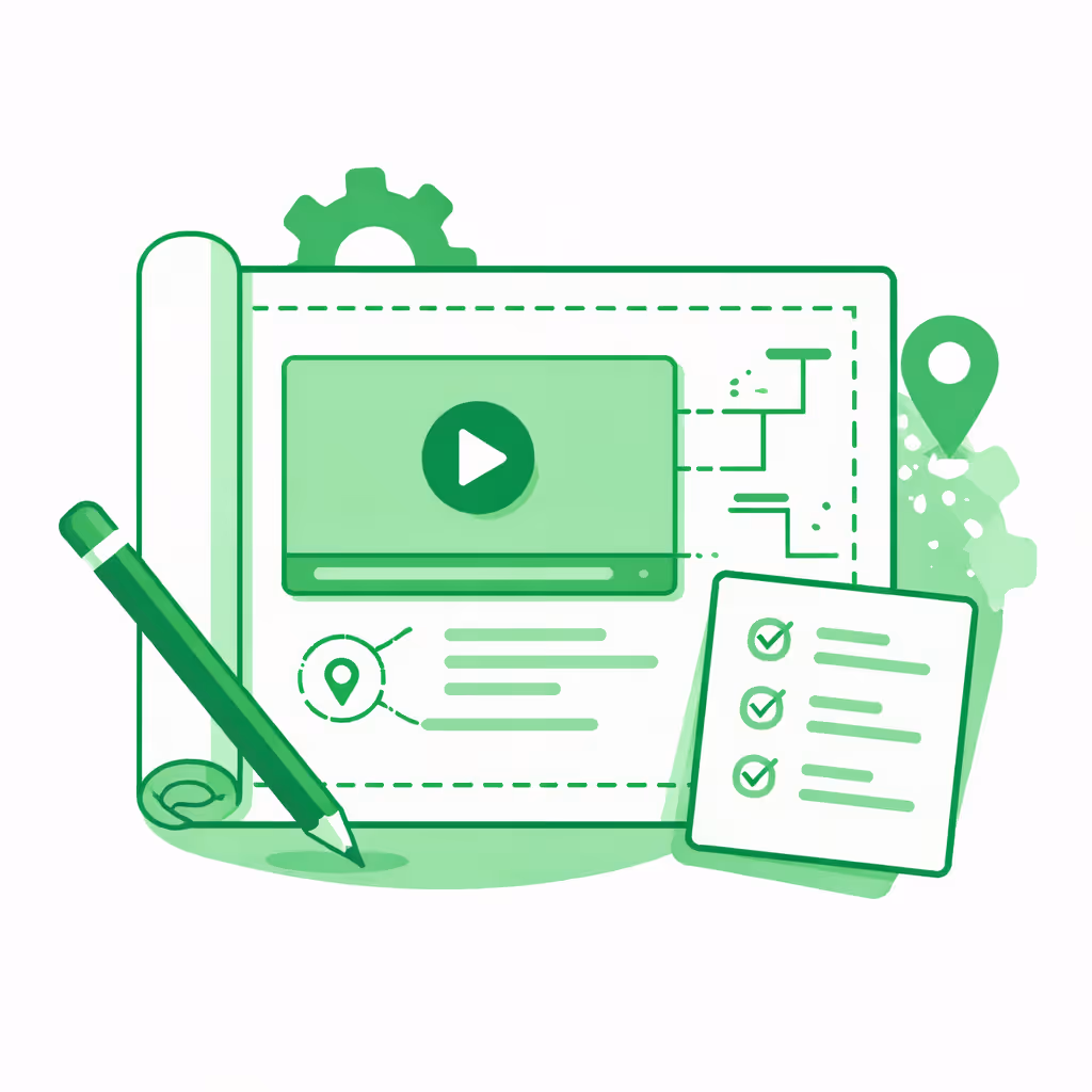 Video production planning in green