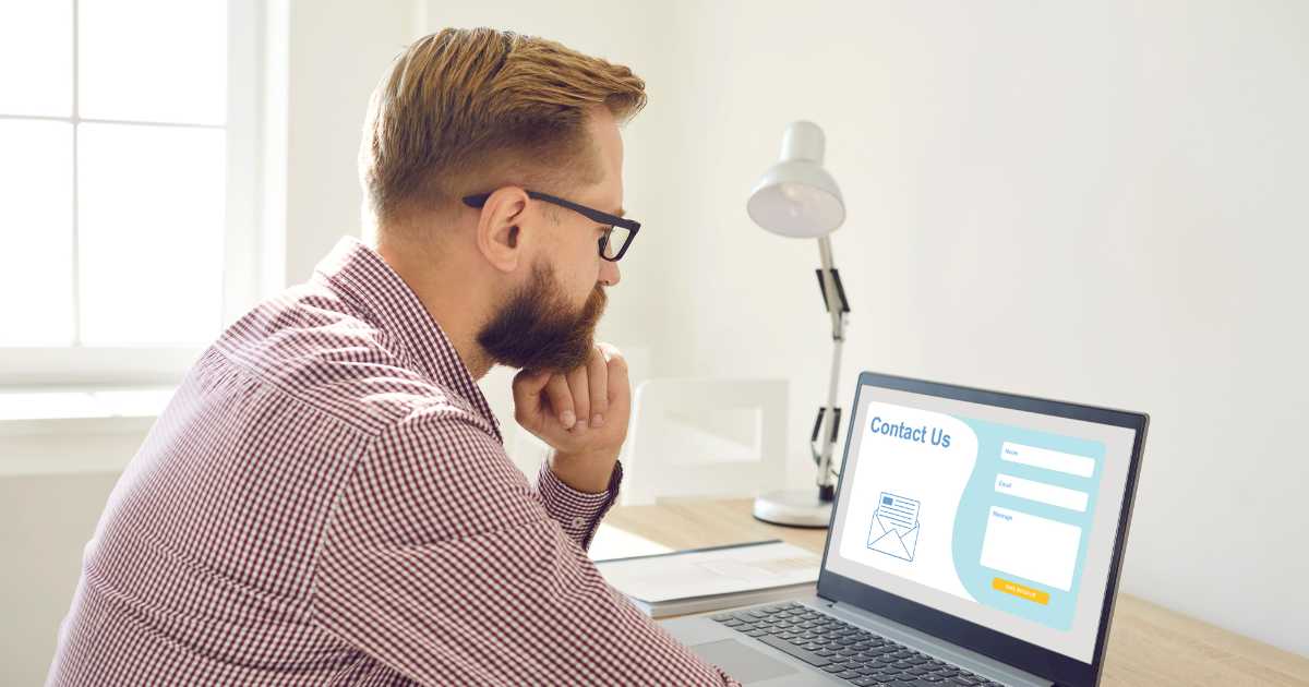 create landing page for online course