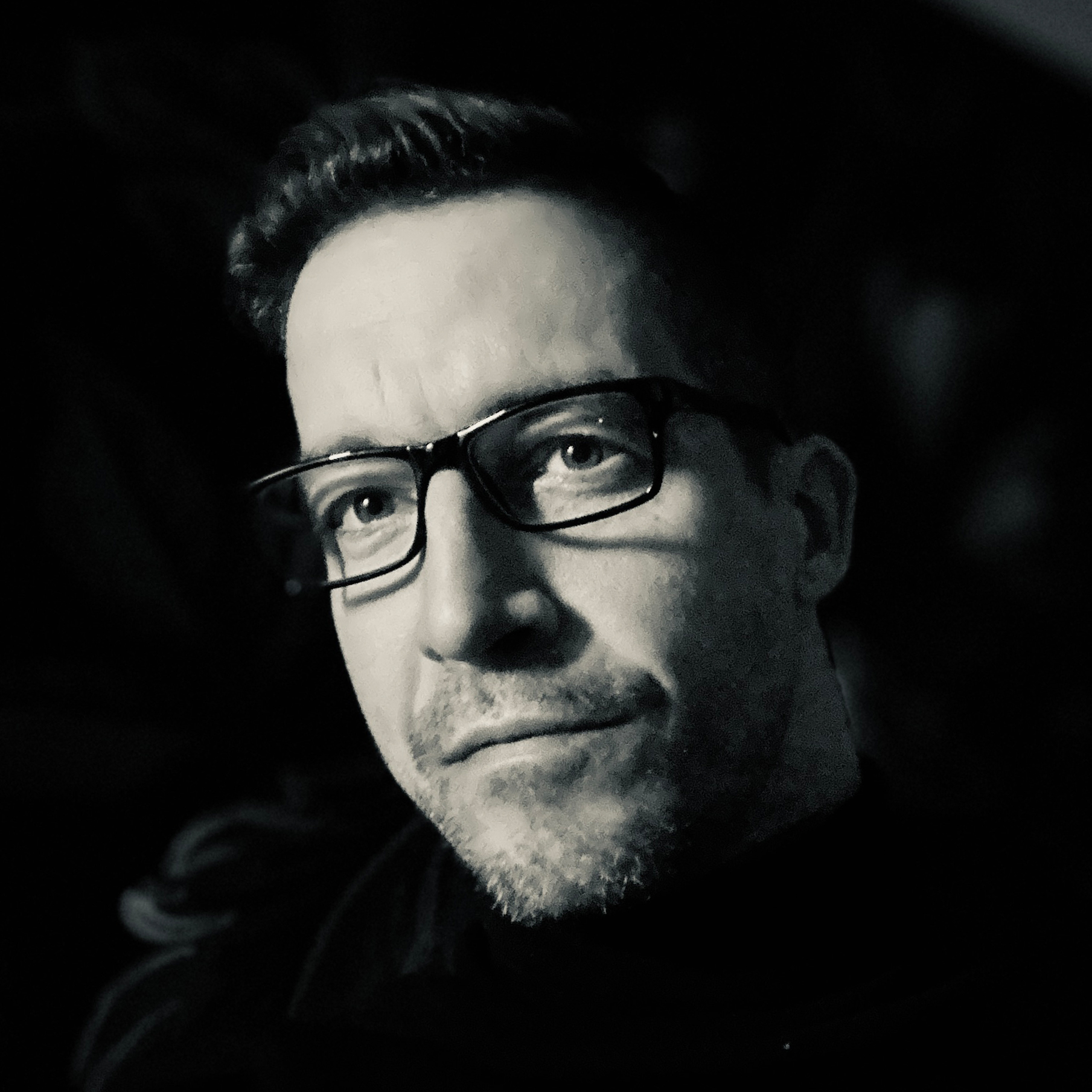 Schwarz-weiß-Porträt Johannes Gündel