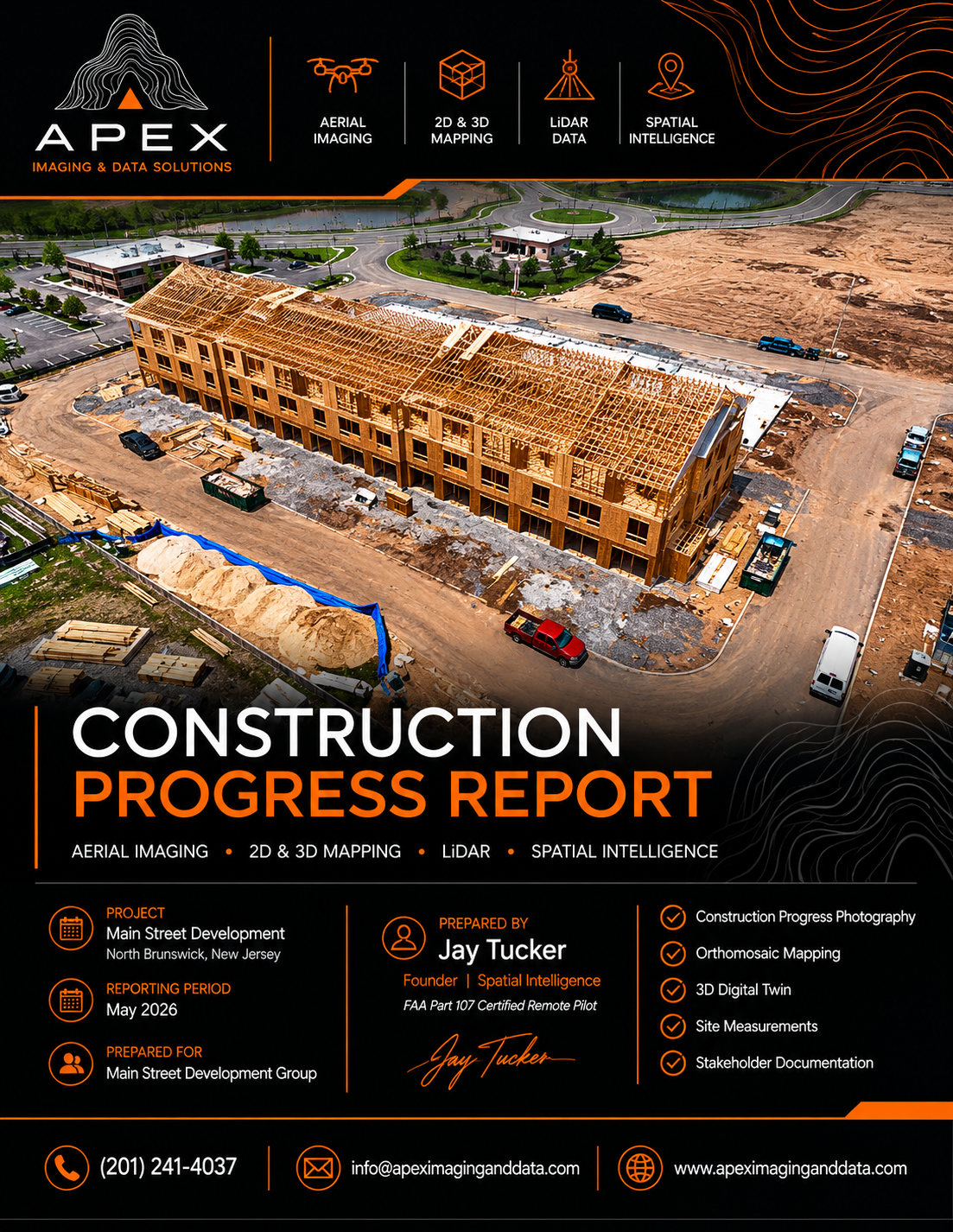 Apex construction progress report example
