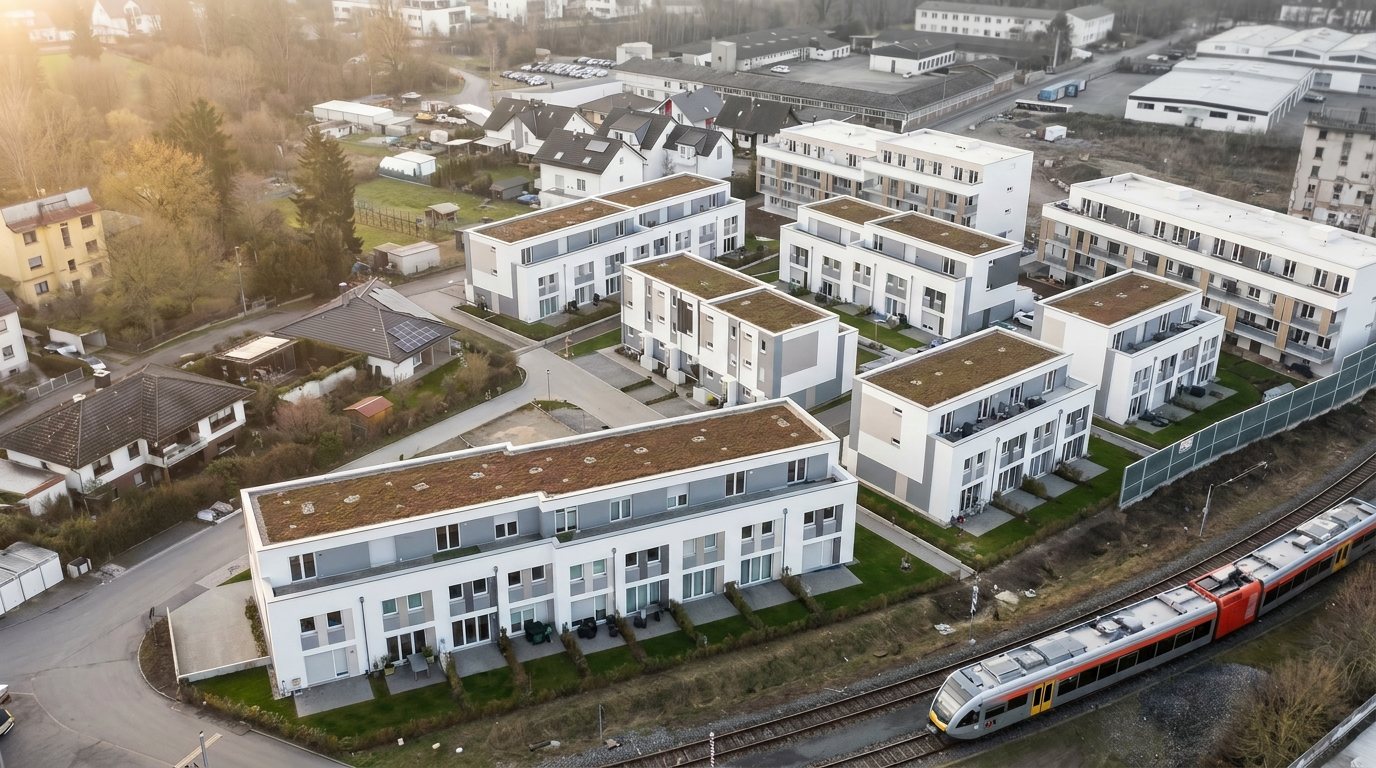 Neubau Reihenhäuser Butzbach – HIIZIMMO Referenzprojekt