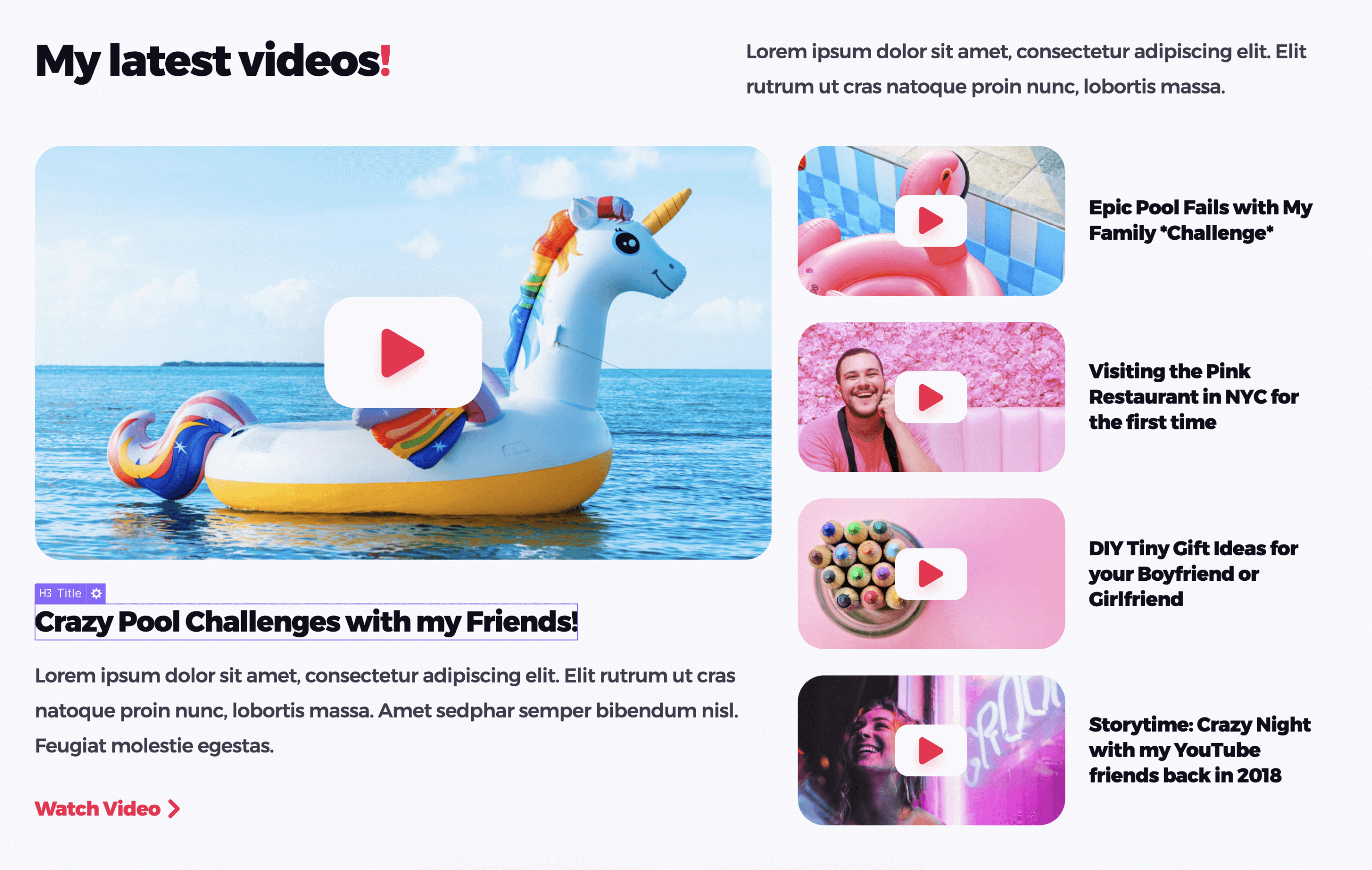 CMS - Influencer Webflow Template