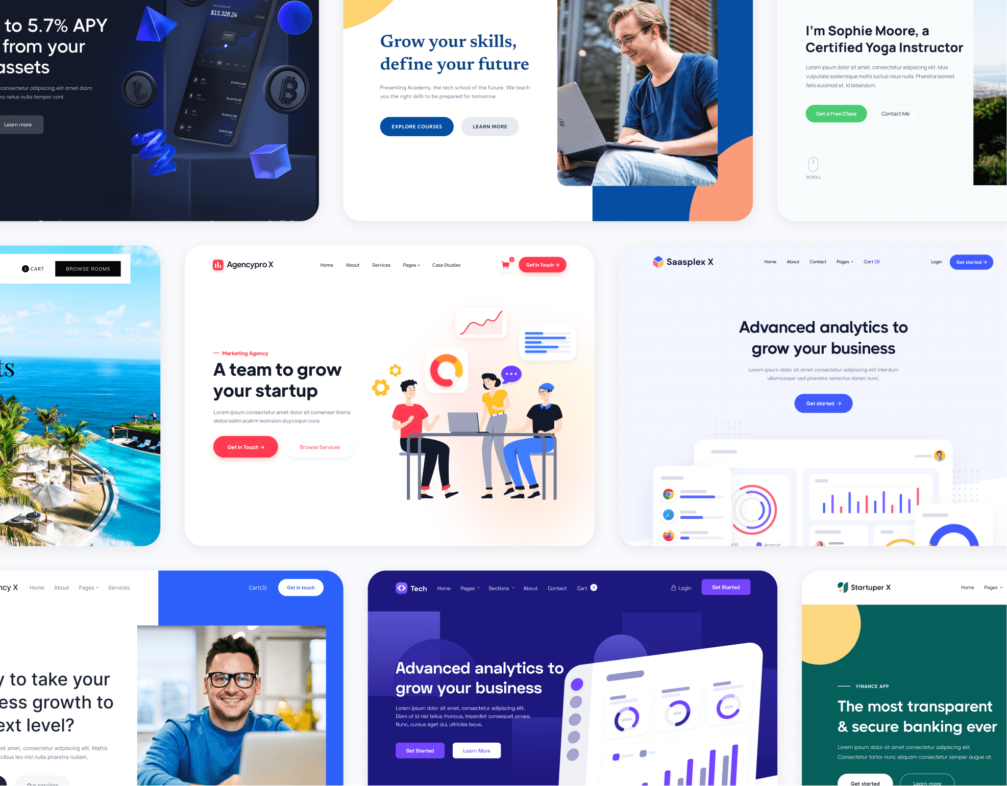 Influencer - Browse Templates - Influencer Webflow Template