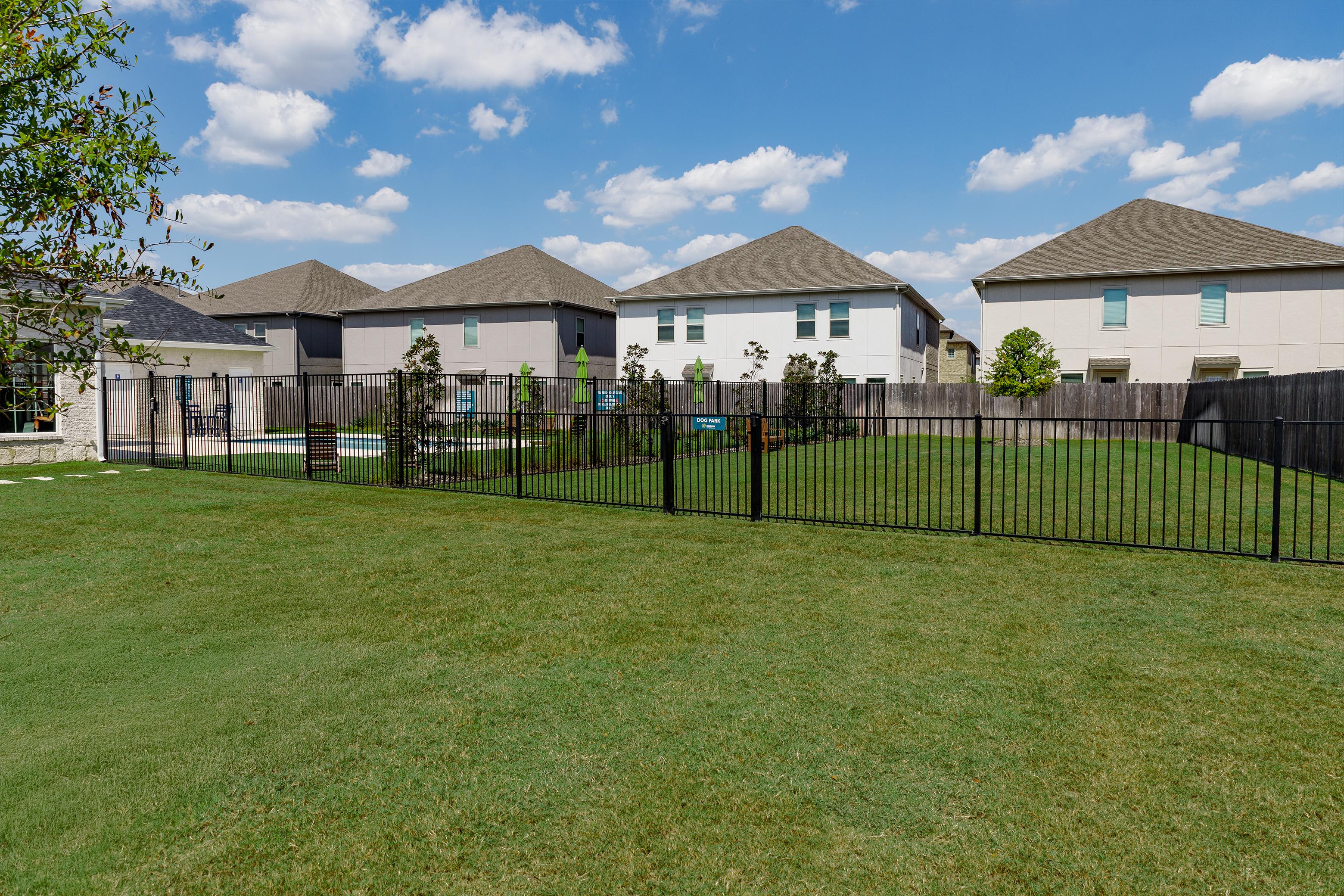 dog park area with fence