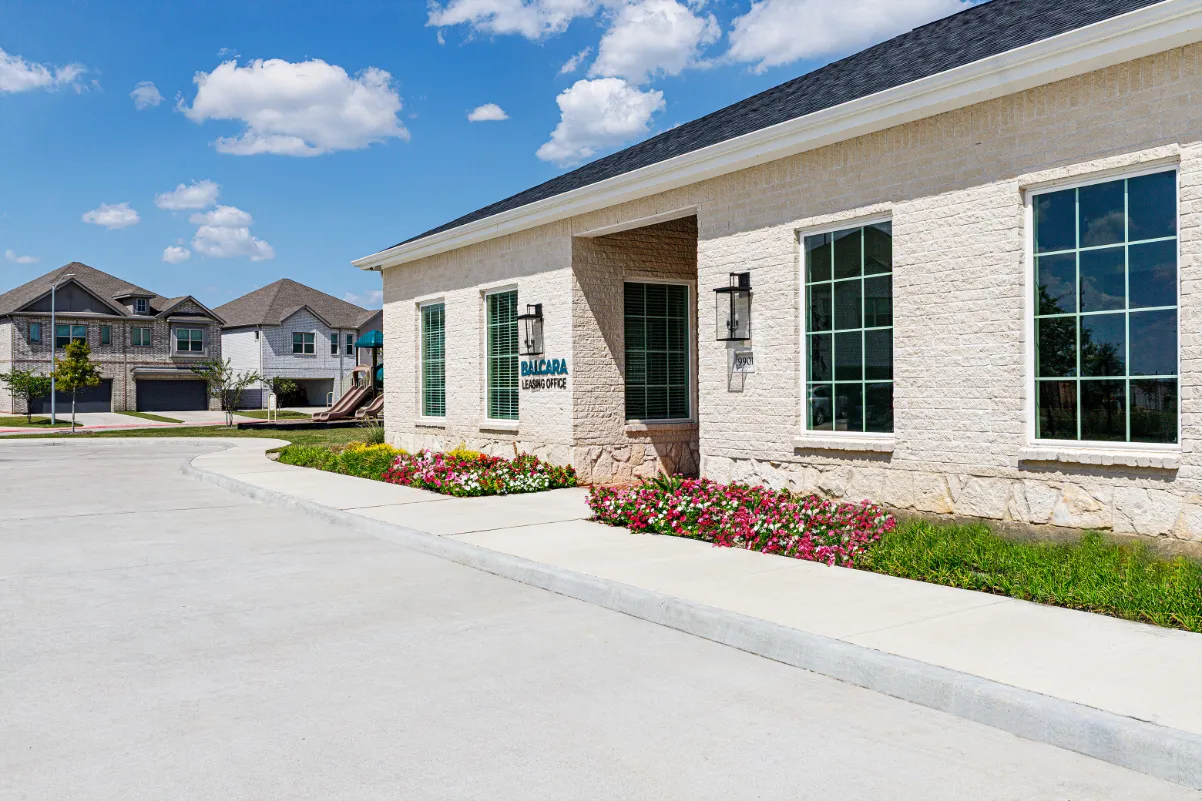 Exterior of leasing office