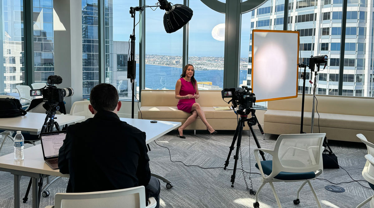 Executive on-camera coaching for corporate video in Greenville SC — Anson Creative
