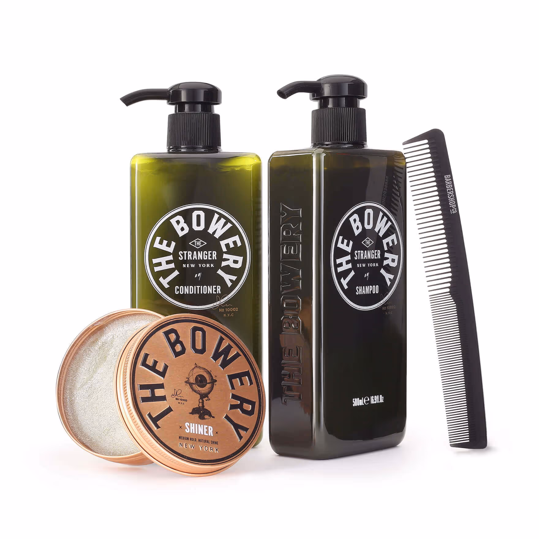 skincare pack for men with beard balm ecommerce photography by Amanda Hughes