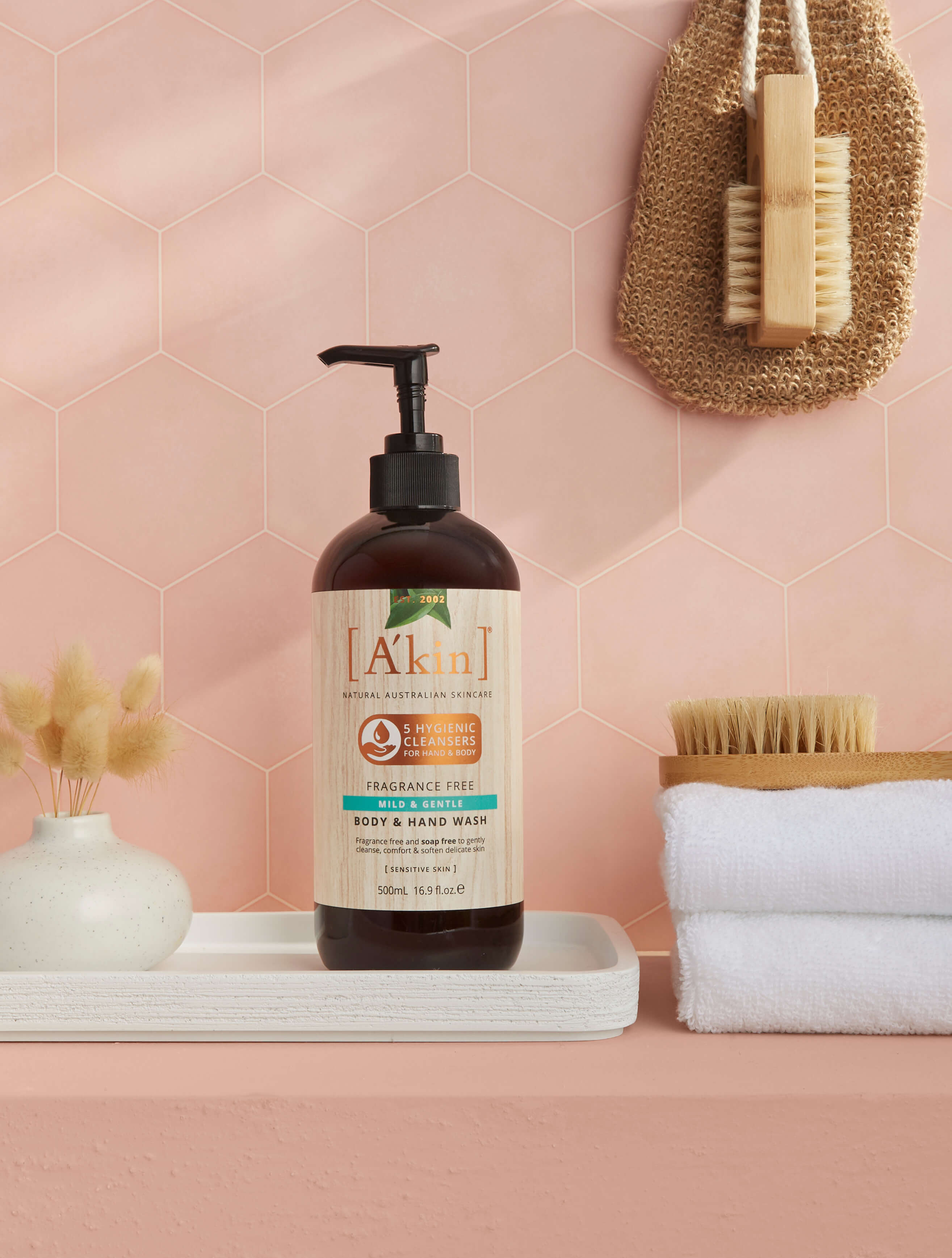 Akin hand soap creative photography