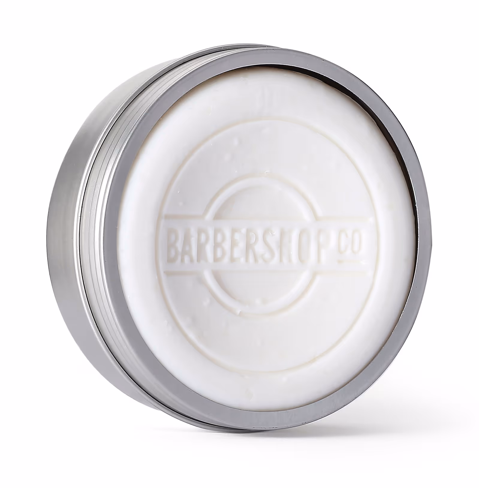 a shave soap ecommerce shot on a white background