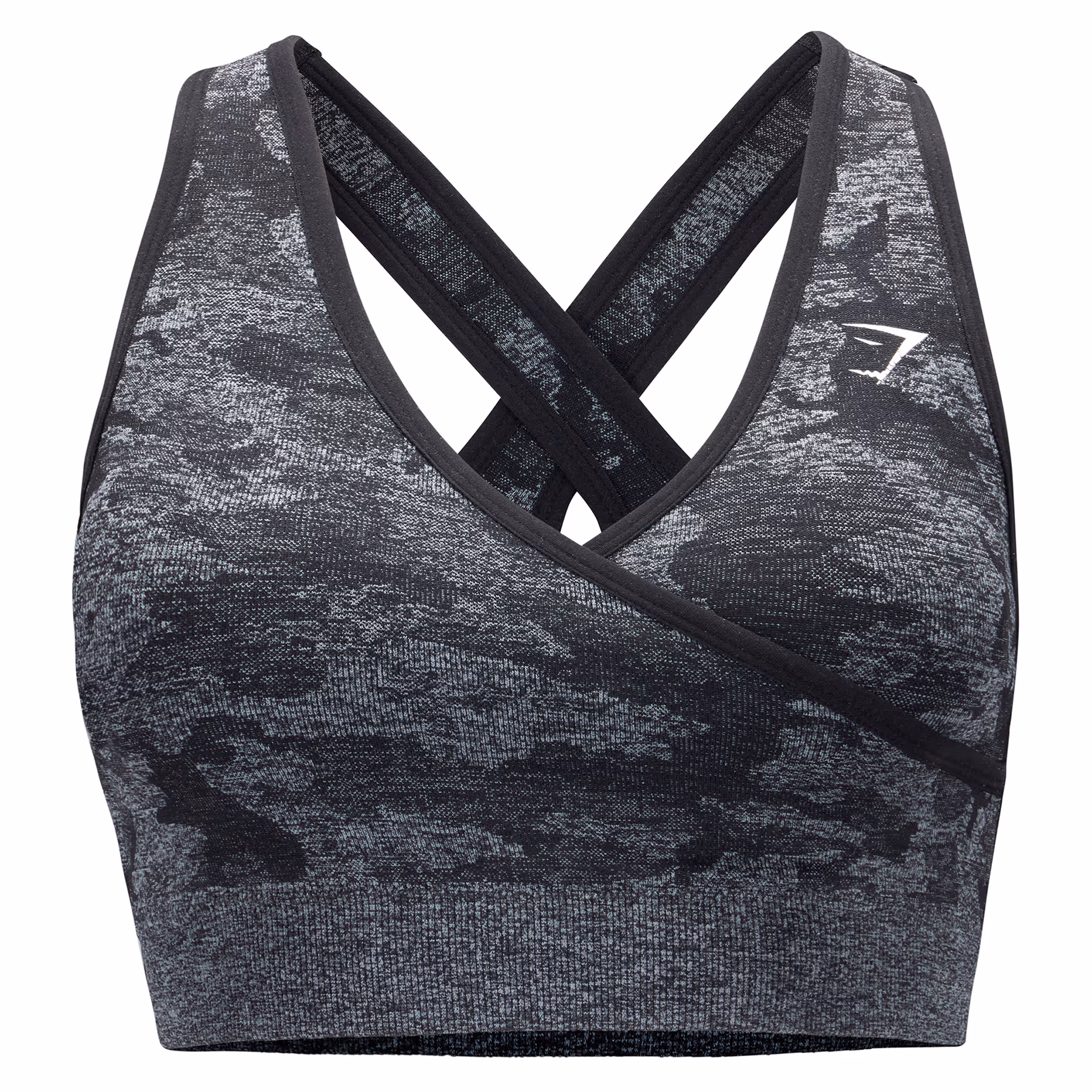 GymShark sports crop ghost mannequin image