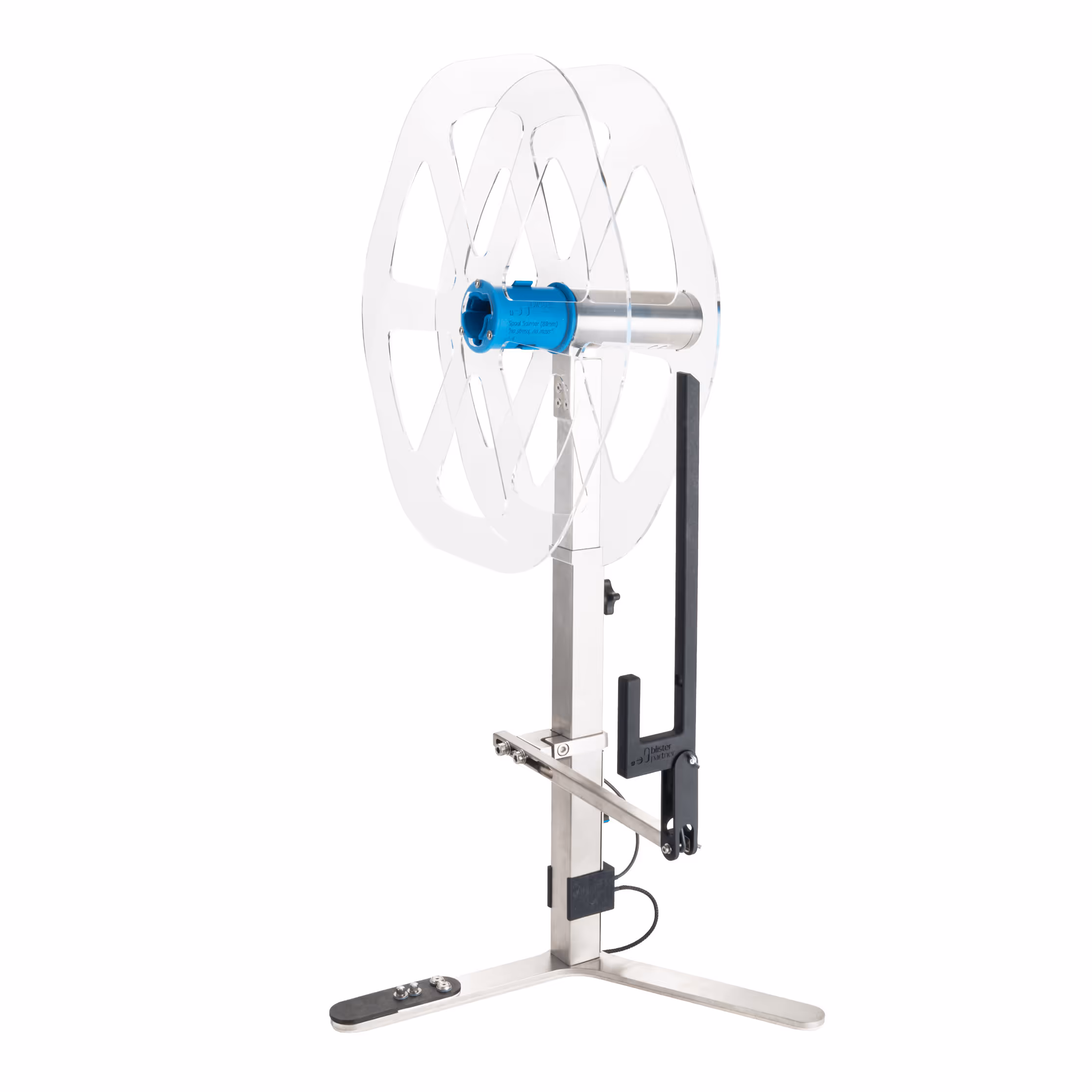 Large industrial cable winder product photography — oversized item ecommerce shoot Auckland