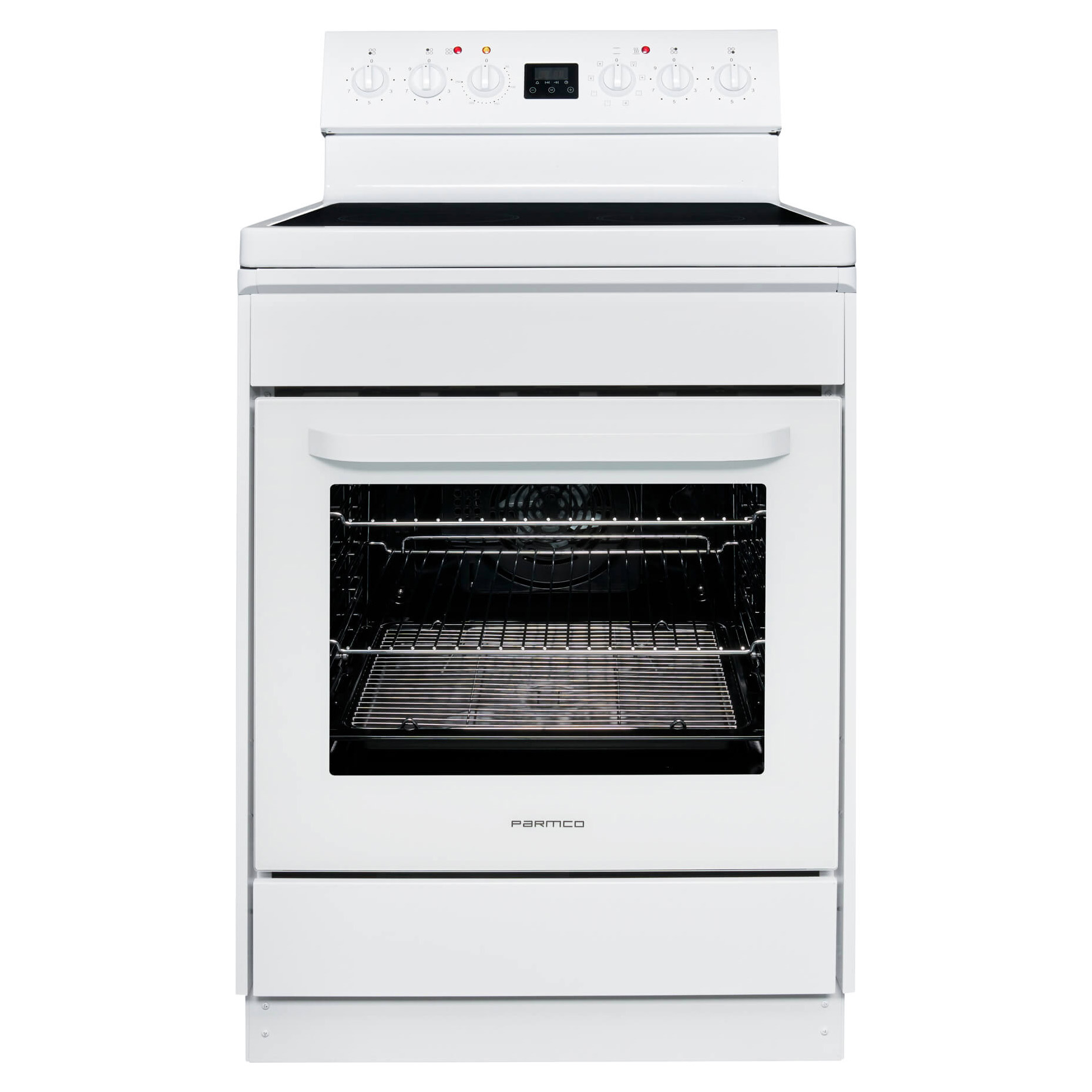 White freestanding oven product photography for ecommerce stores — Auckland appliance photographer