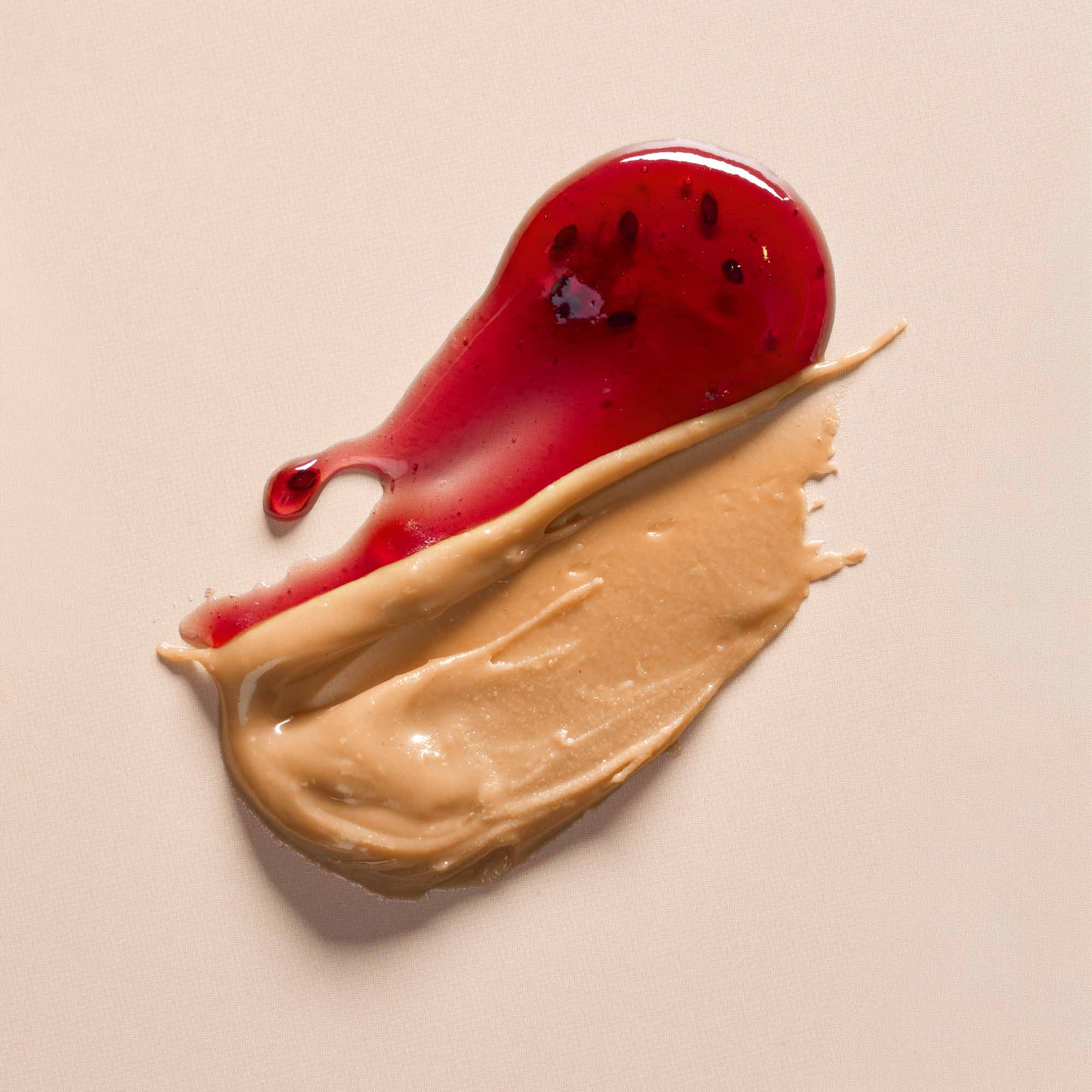 Peanut butter product photography on white background — ecommerce product shot Auckland