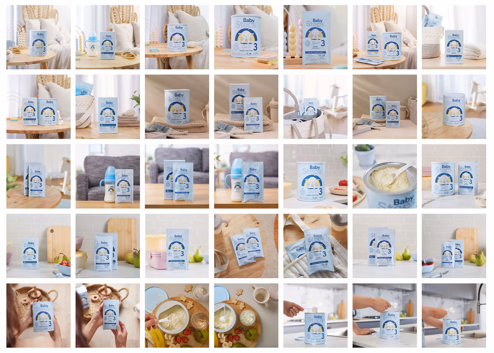 collection of imagery created for BabySteps