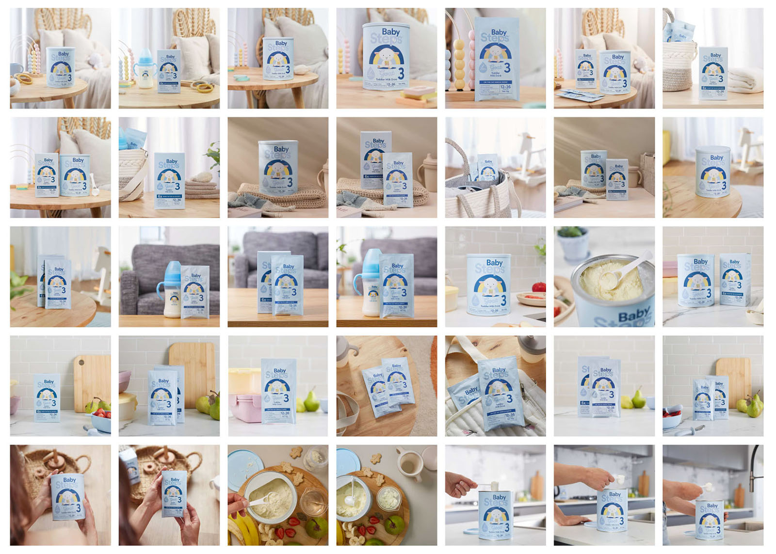 collection of imagery created for BabySteps