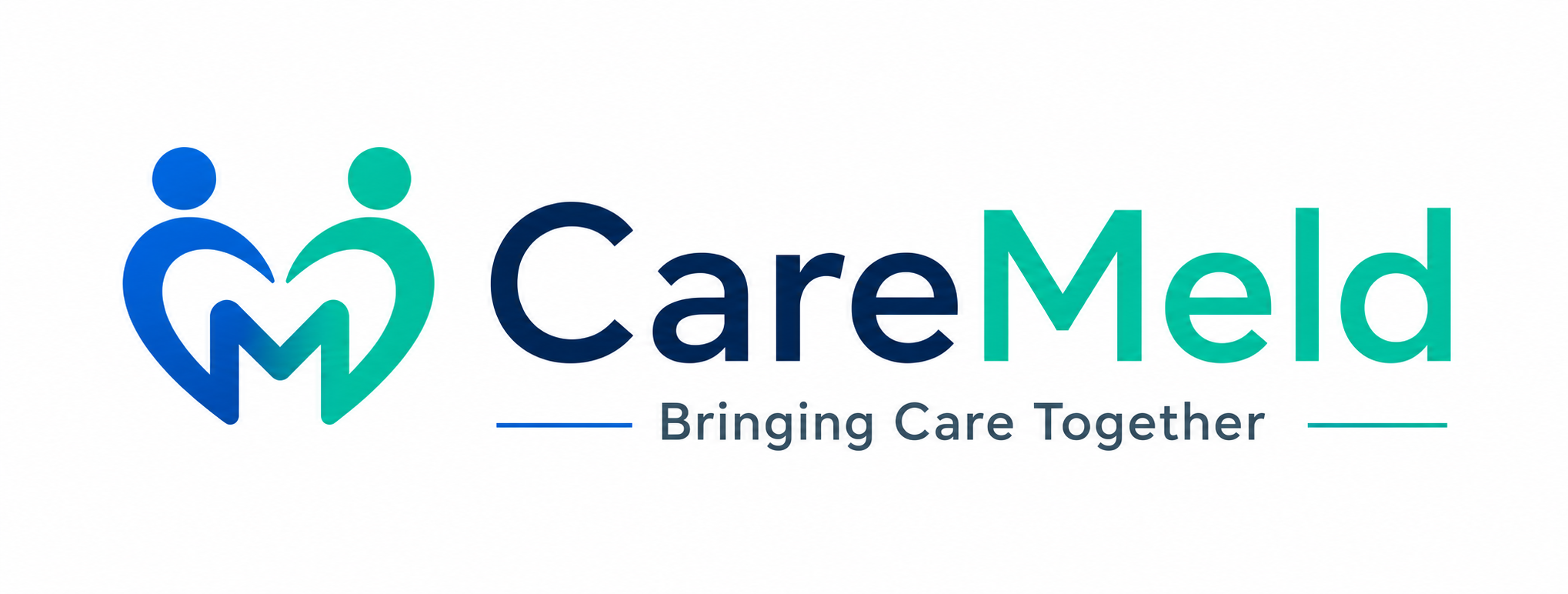 CareMeld logo with stylized figures forming a heart and the tagline Bringing Care Together.