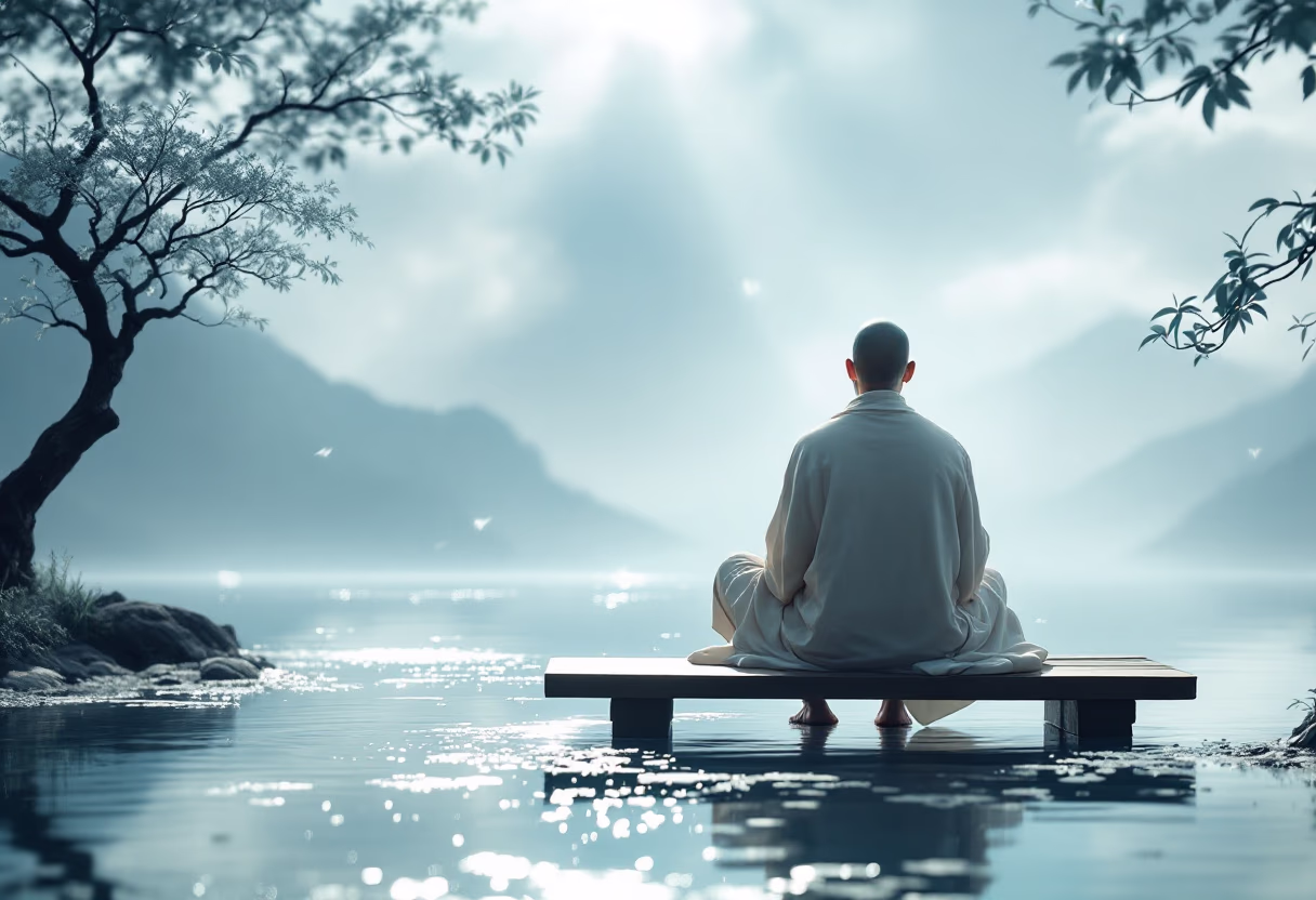 image of outdoor meditation