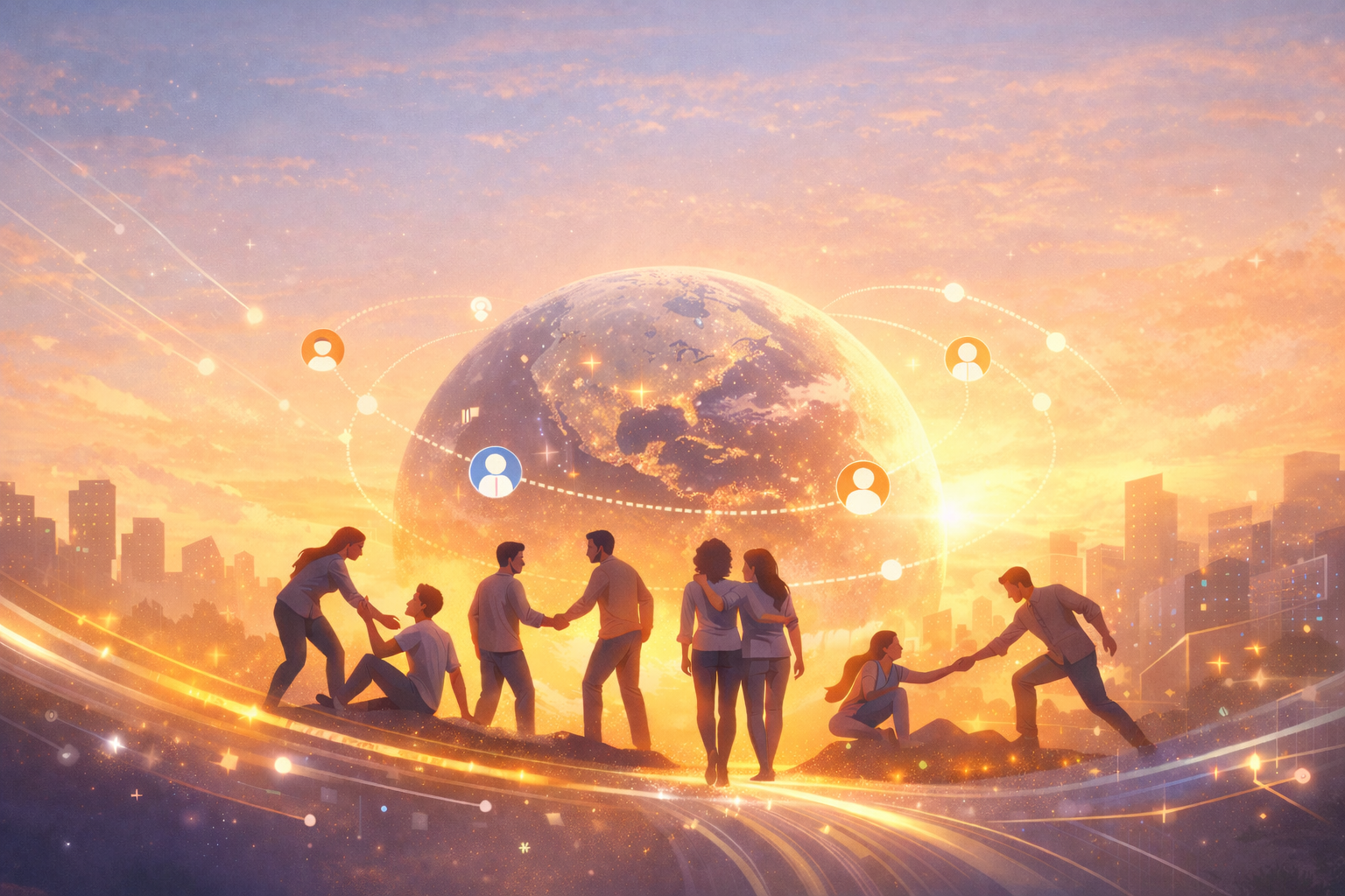 [background image] open office environment (for an ai cybersecurity company)