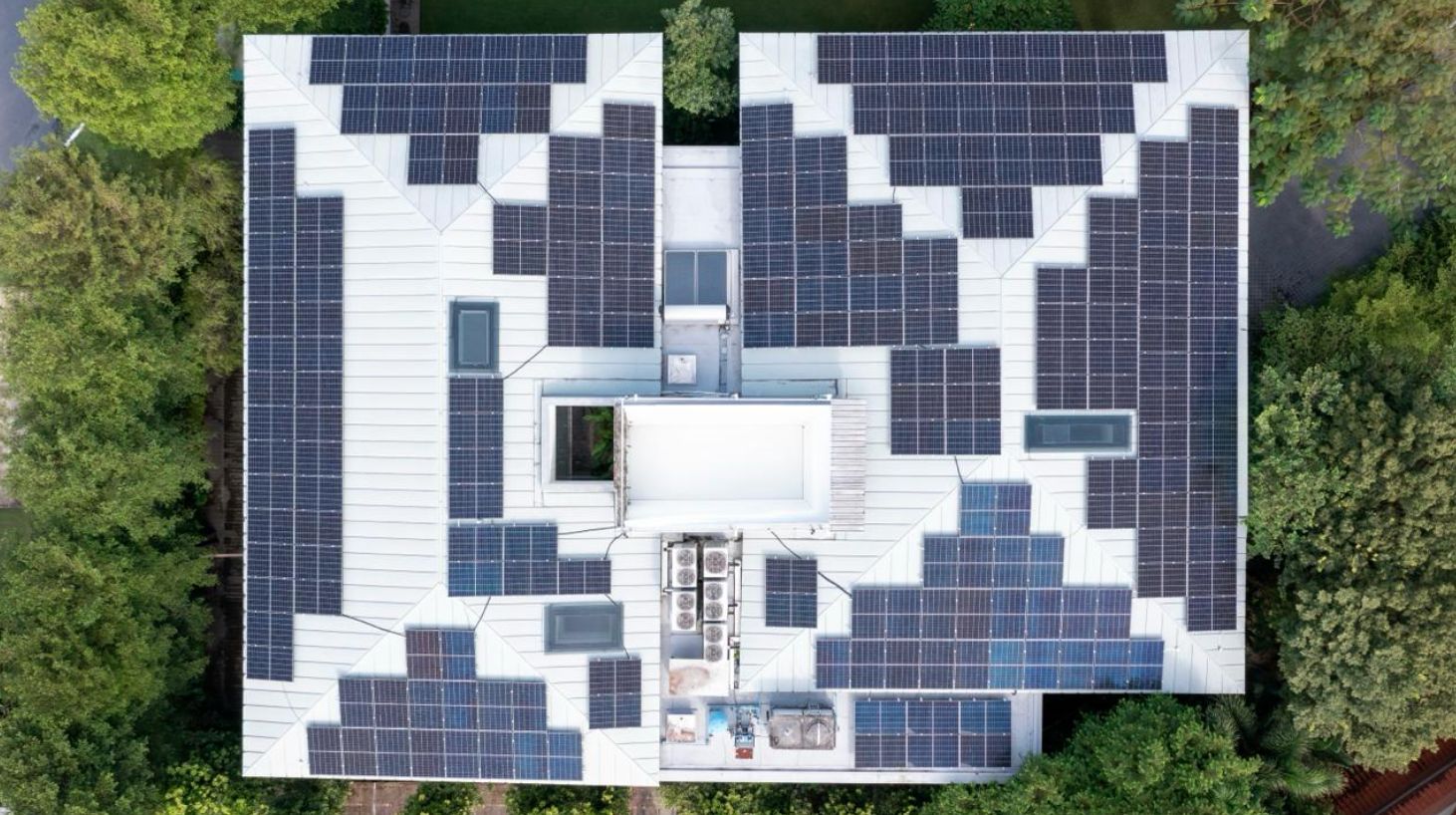 89.25 kWp solar panel installation on a Cluny Hill Good Class Bungalow near the Singapore Botanic Gardens (District 10), Singapore