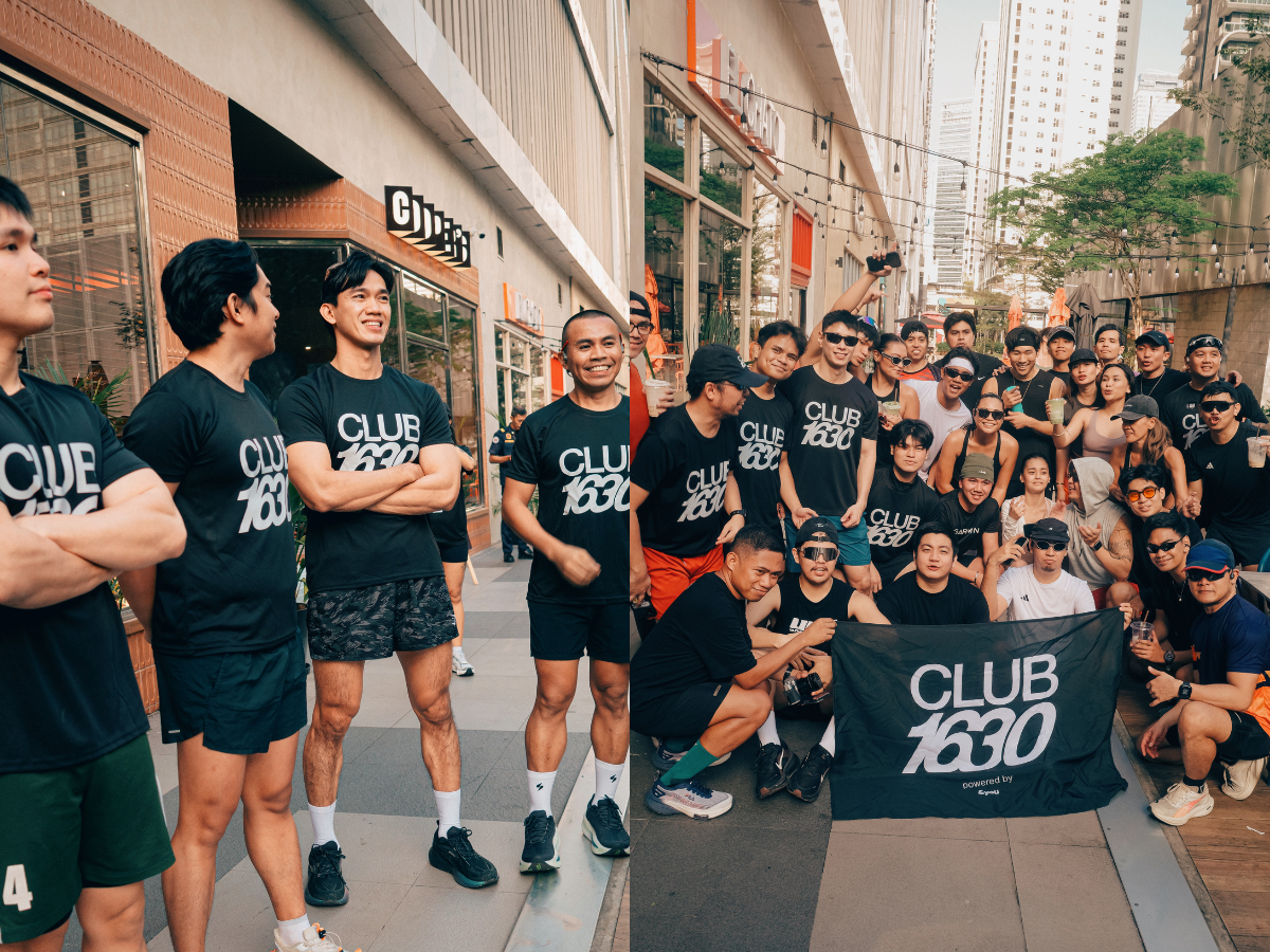 Runners from various run clubs came together