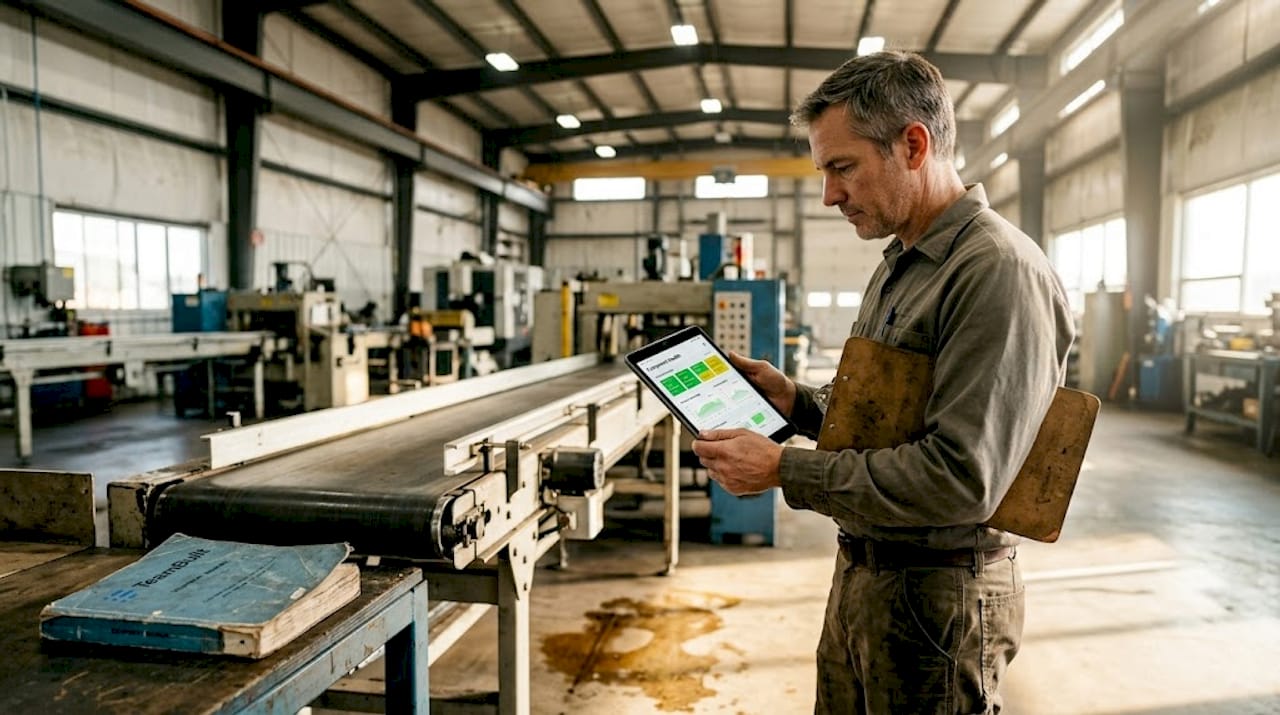 Manager monitors real-time equipment sensors
