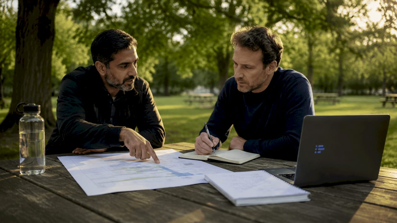 Two leads collaborating on bandwidth allocation