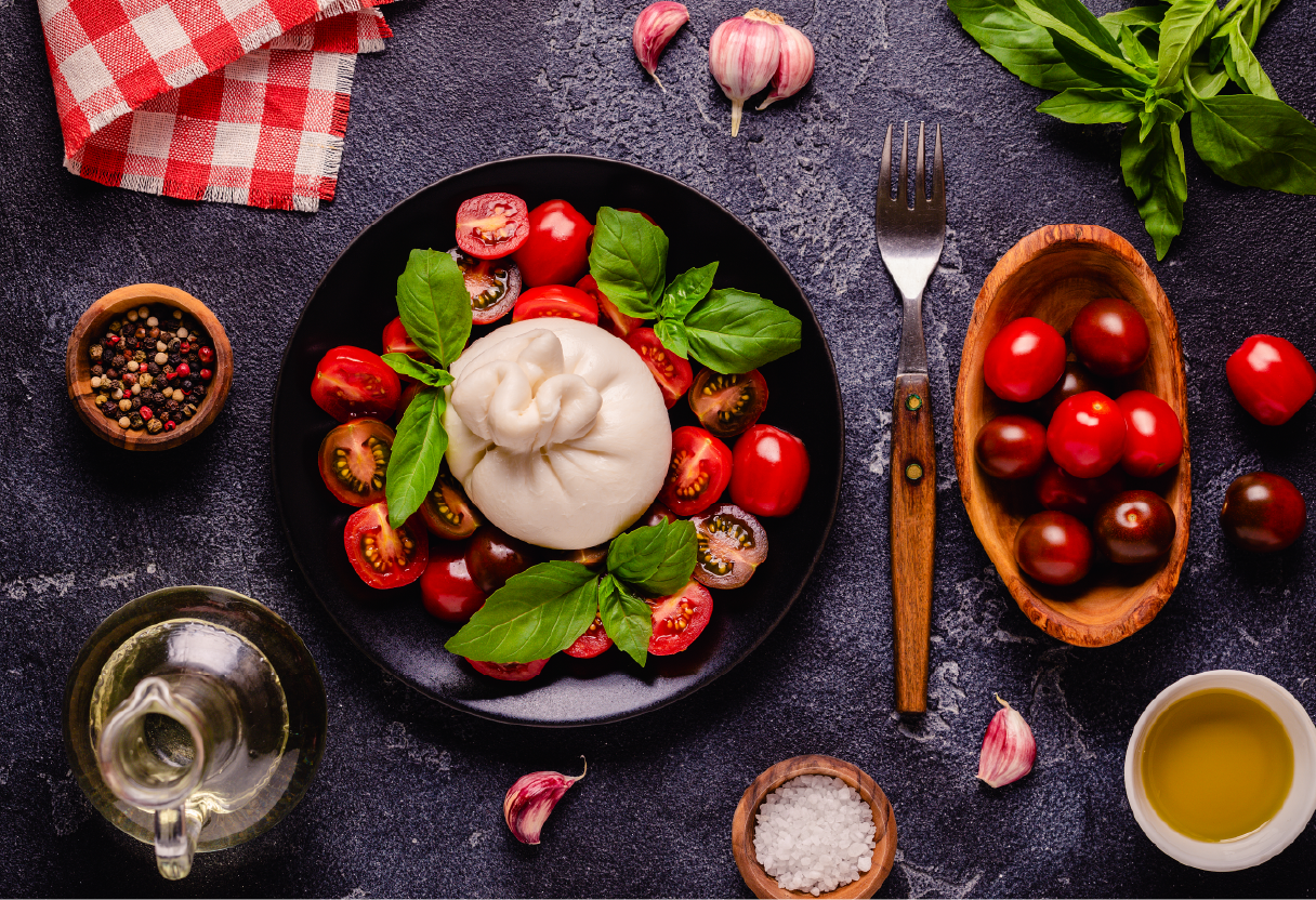 image of curated seasonal dishes for a modern restaurant