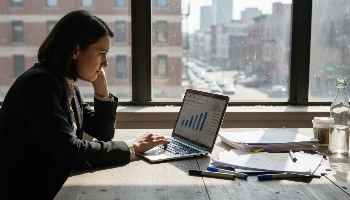Agency leader reviewing LinkedIn lead results