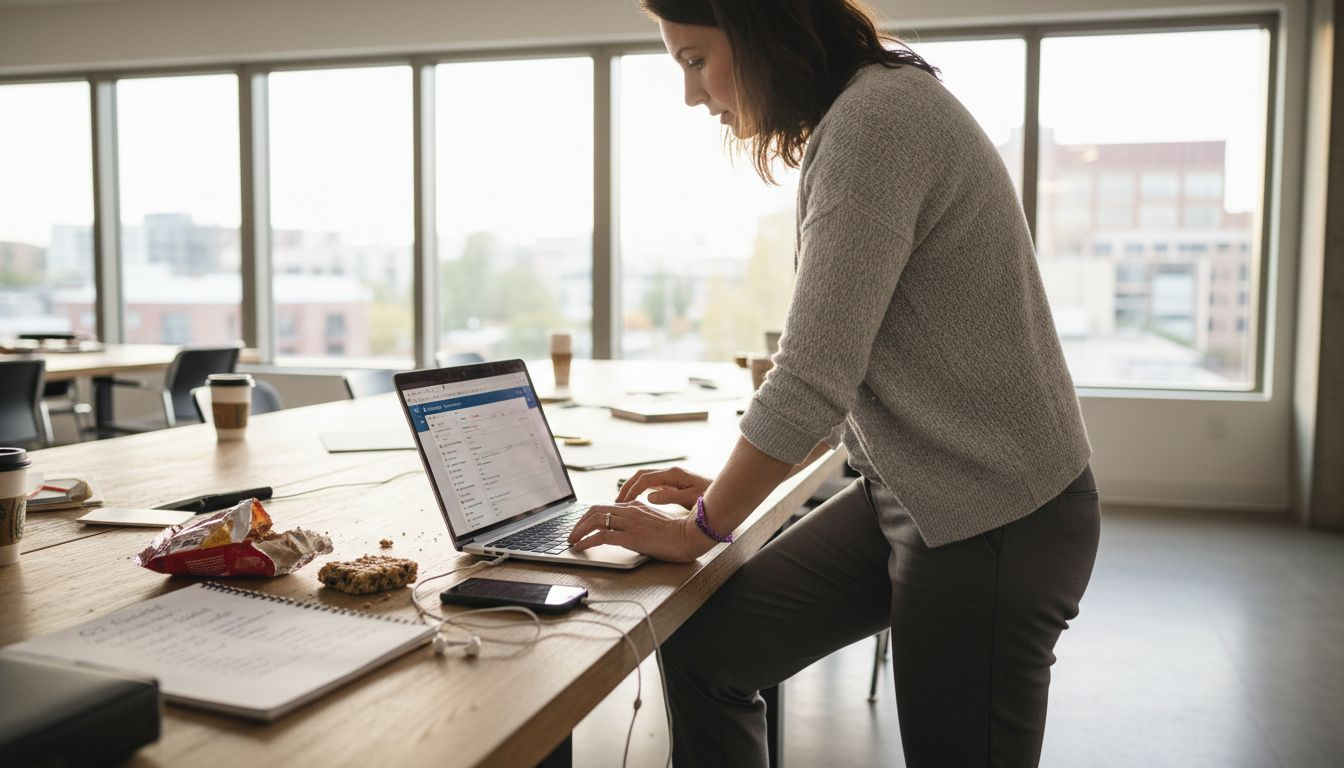 Woman prospecting with LinkedIn Sales Navigator