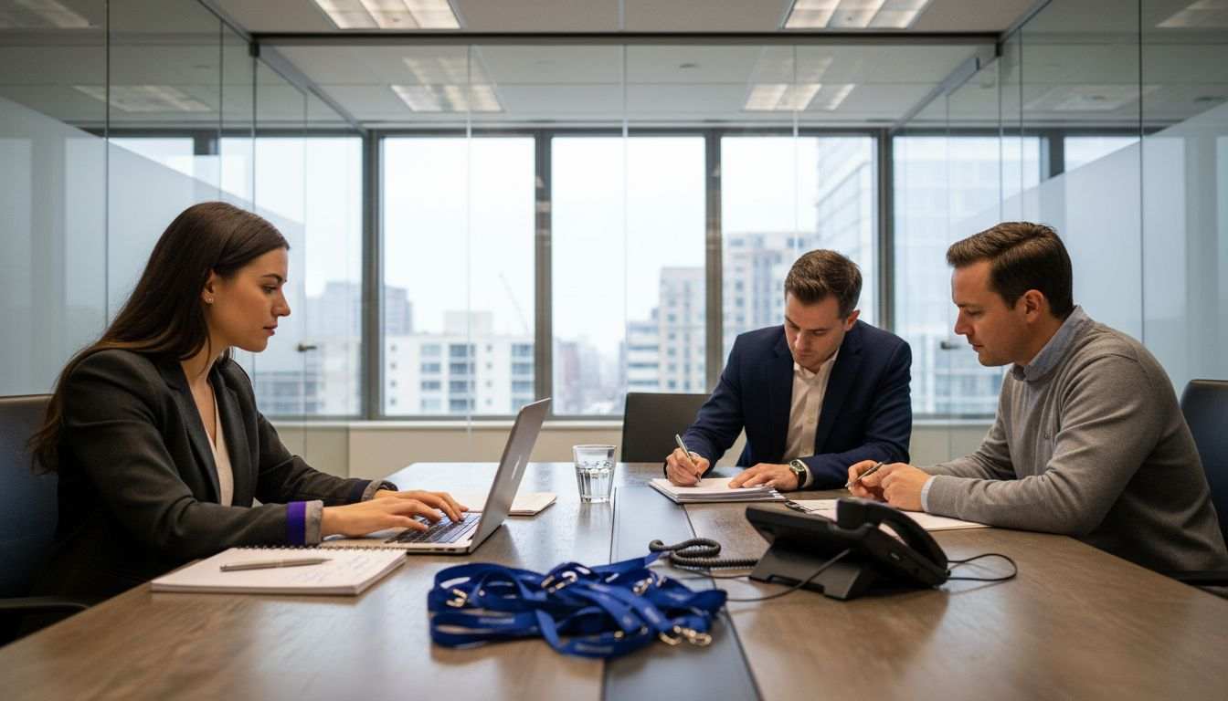 Team collaborating on access control tasks