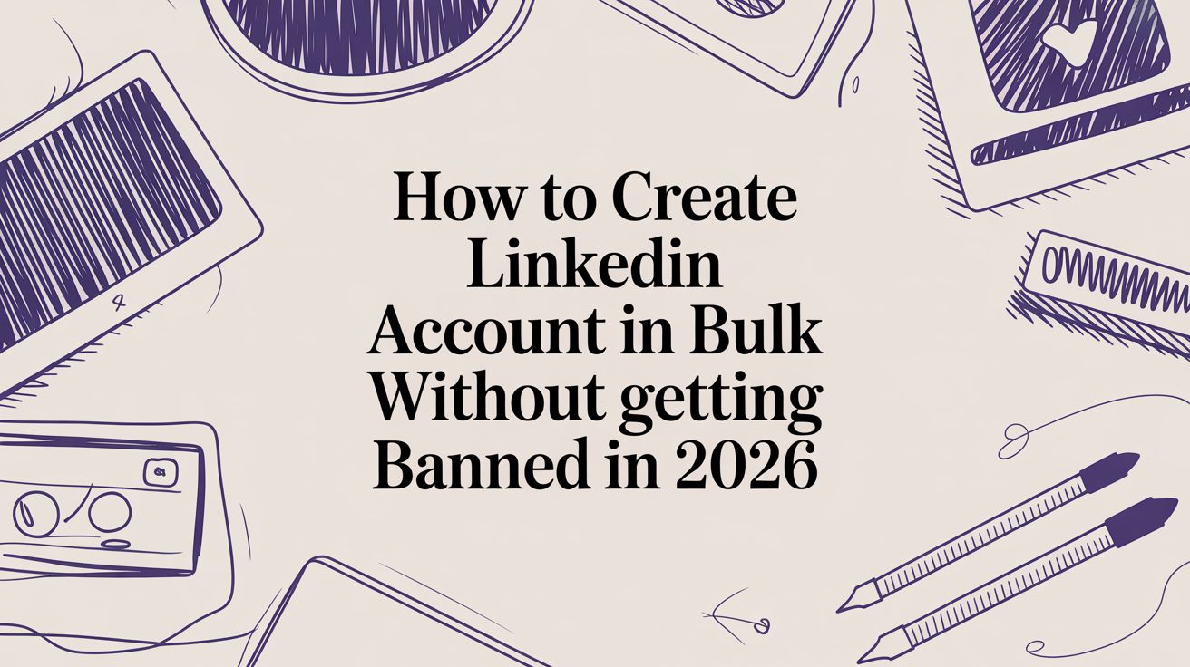 How to Create LinkedIn Account in Bulk Without Getting Banned in 2026