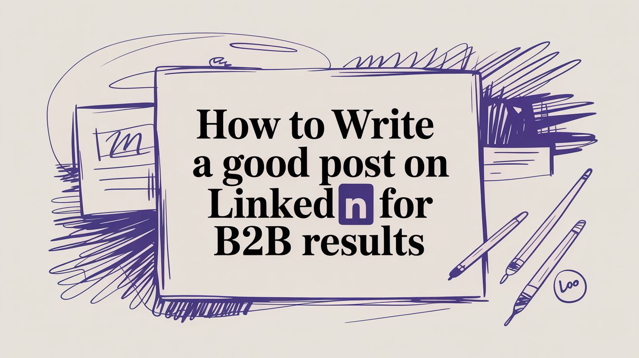 How to Write a Good Post on LinkedIn for B2B Results