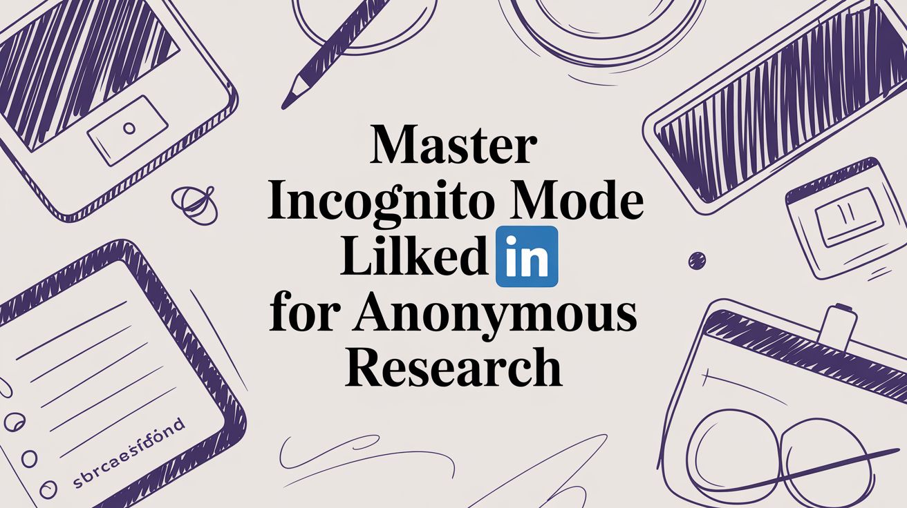 Master Incognito Mode LinkedIn for Anonymous Research