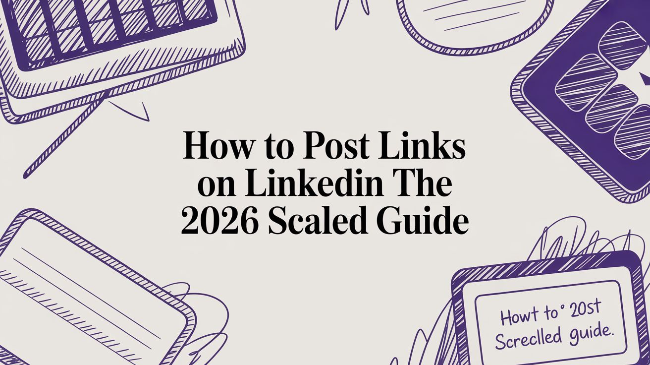 How to Post Links on LinkedIn: The 2026 Scaled Guide
