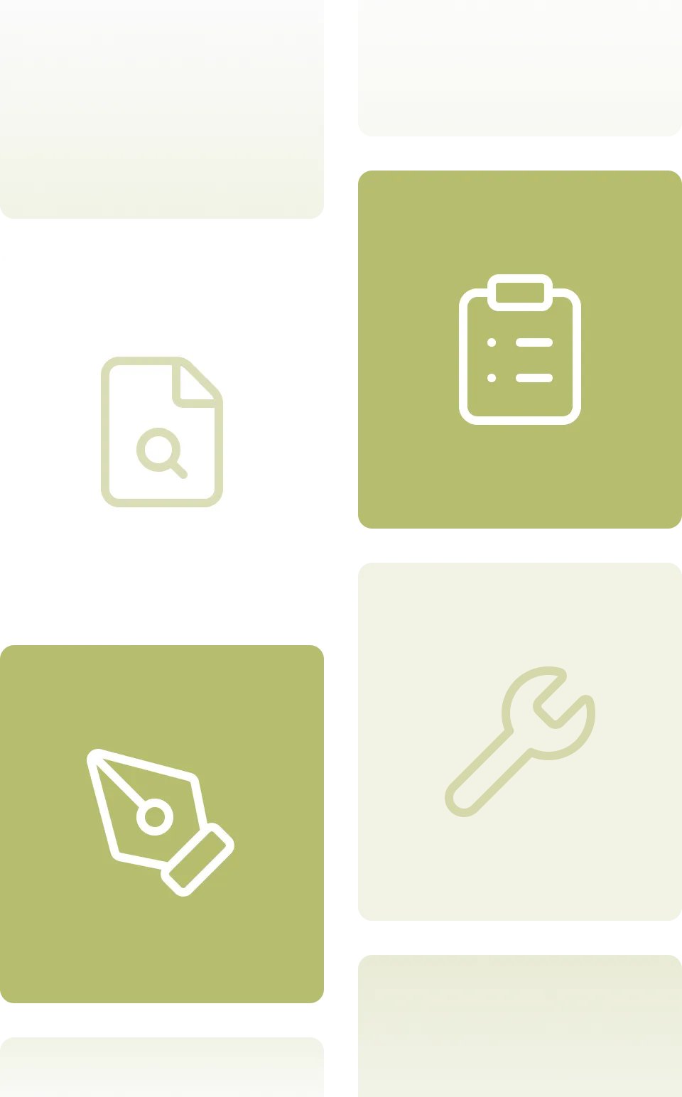 Grafische Übersicht zu Ingenieurdienstleistungen und technischen Leistungen