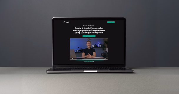 Mockup of Perspective Academy website
