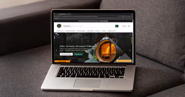 Mockup of the ElivateBackyard website