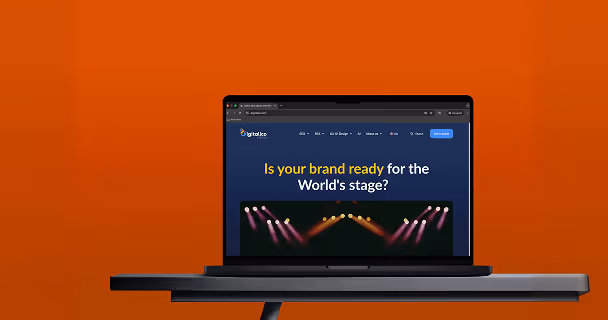 Mockup of Digitalico website