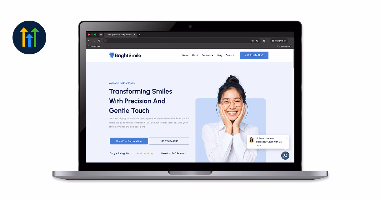 Bright Smile Sample Website