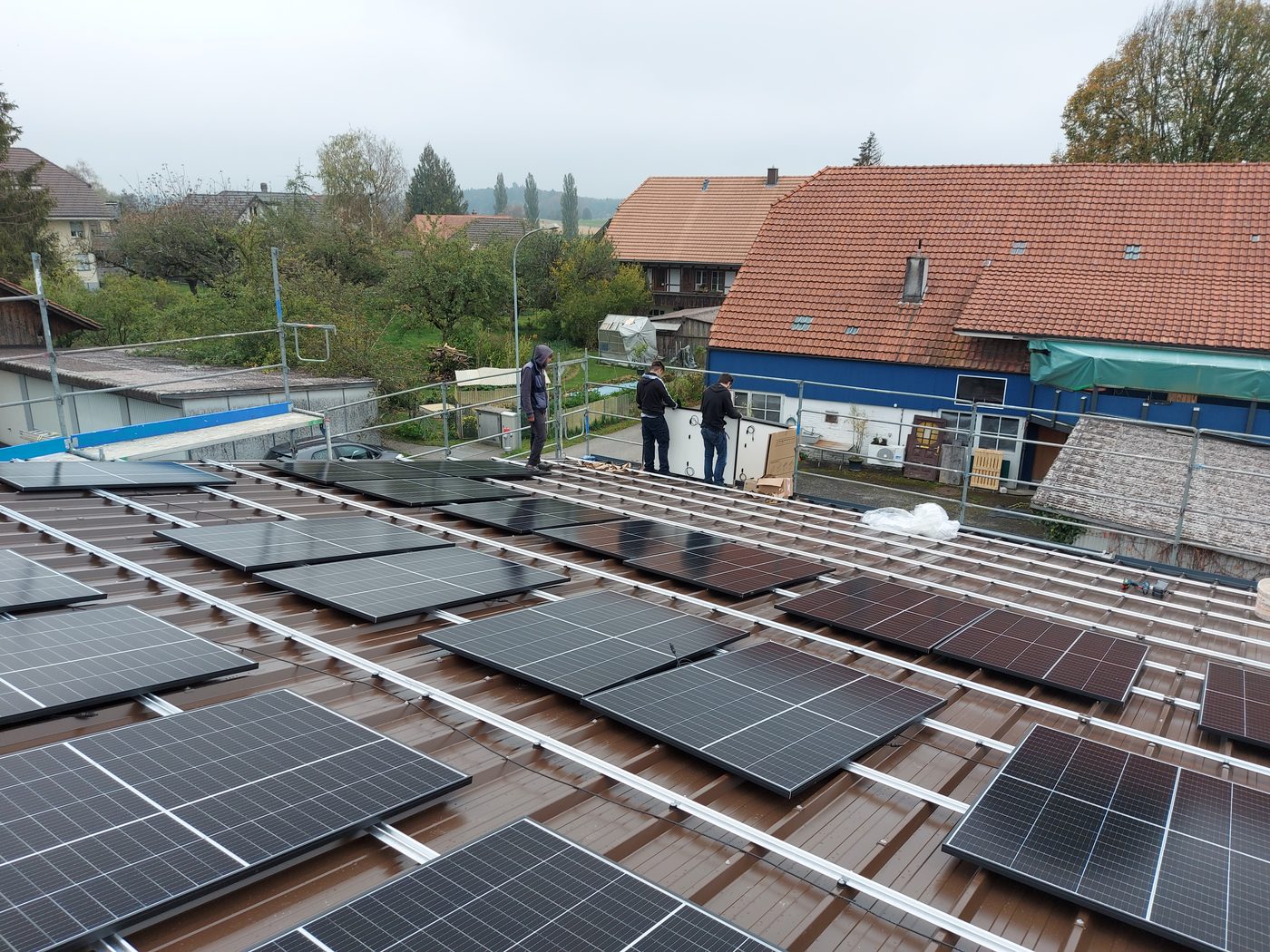Kostal-Wechselrichter der Anlage in Grossaffoltern