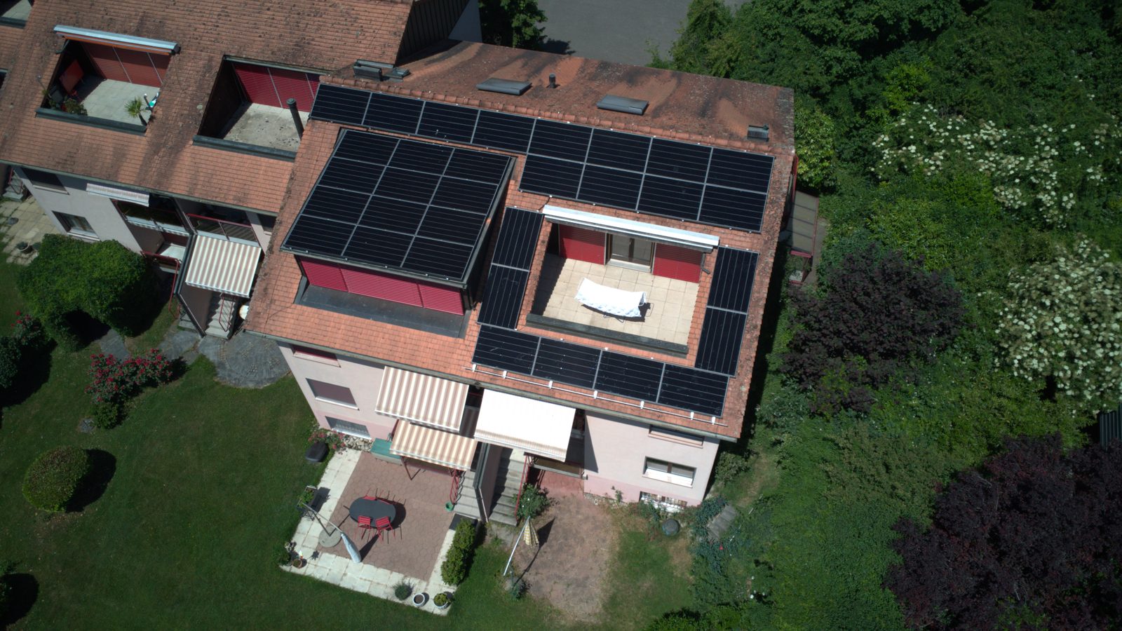 Solaranlage in Le Landeron am Bielersee