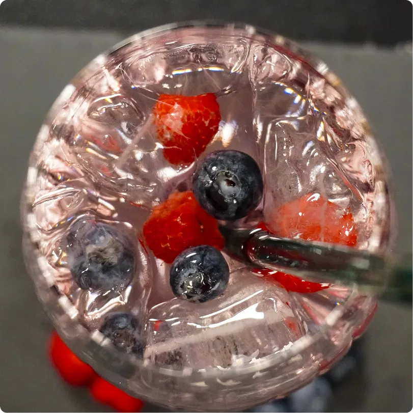 Cocktail mit Beeren und Eis als stilvolle Drink-Option für Events