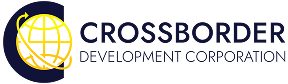 CrossBorder Development Corporation logo with a stylized globe and partial yellow swoosh on the left.