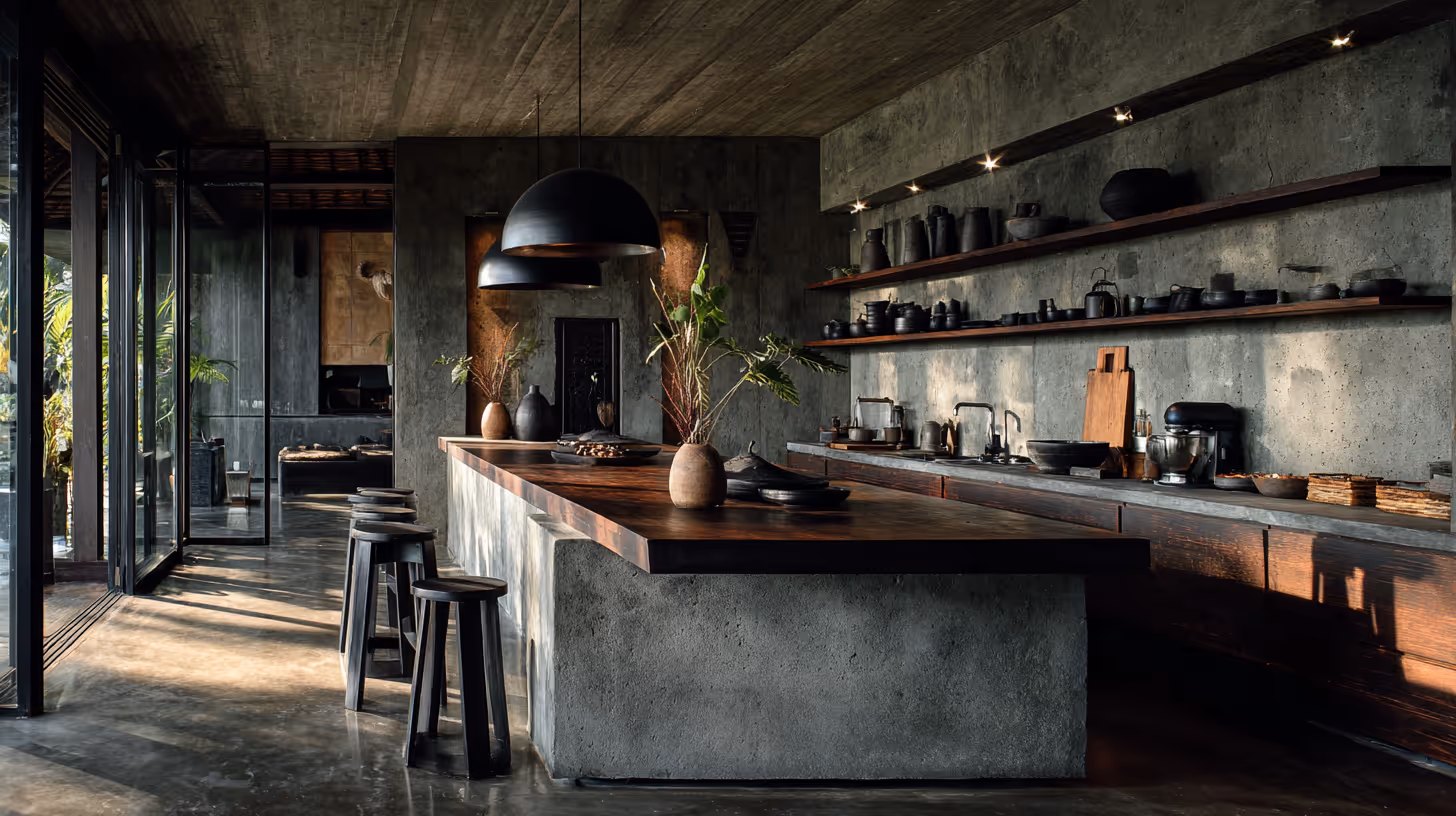 Kitchen design villa investment Bali