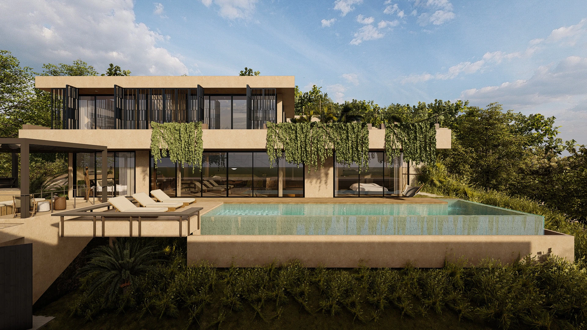 Architecture villa sur mesure à Bali — rendu Genesis Bali