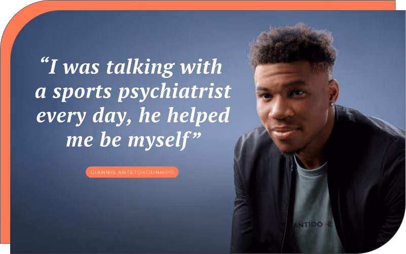 Giannis speaks out on Mental Health
