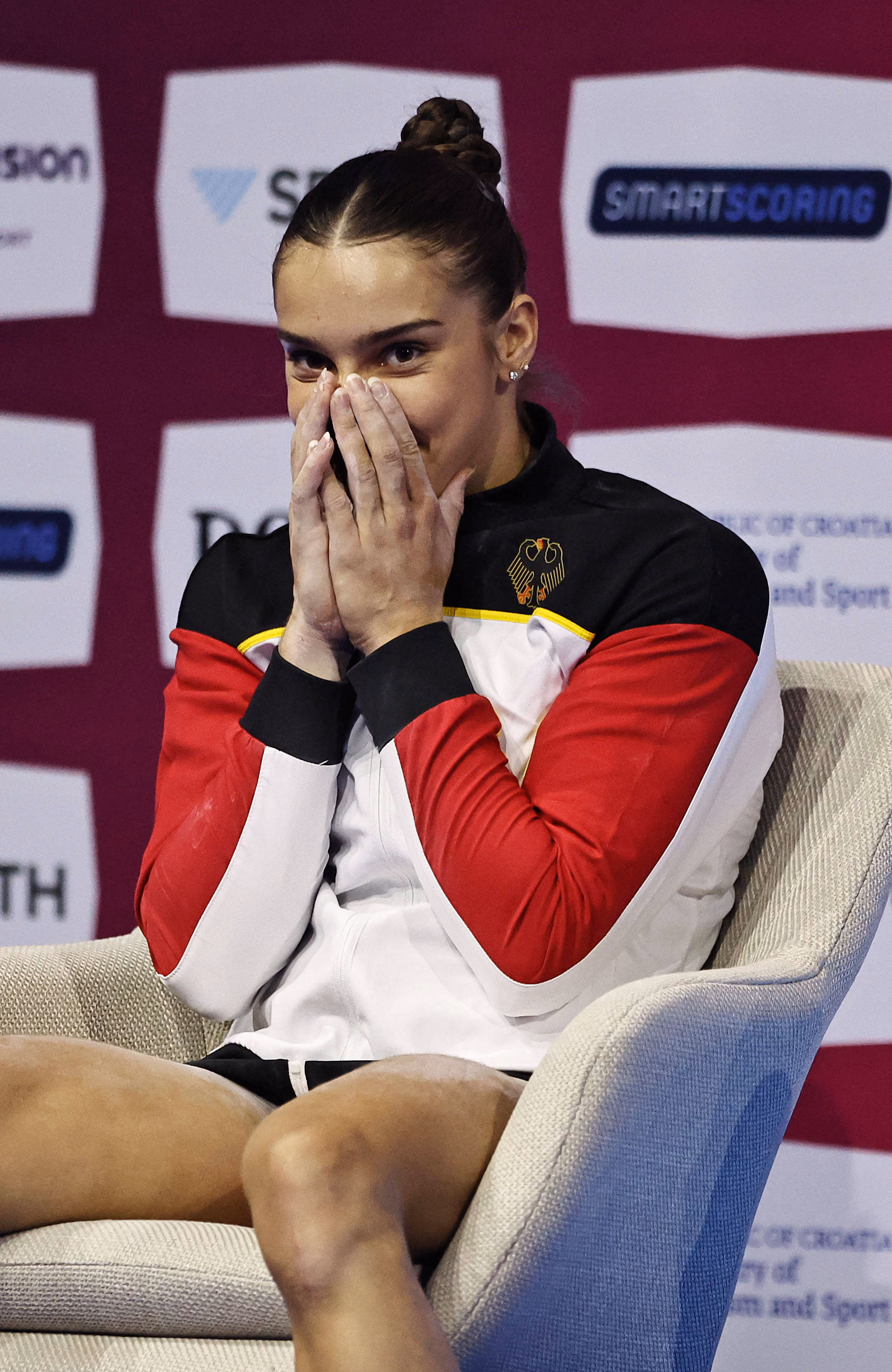 Helen Kevric bei der Europameisterschaft in Zagreb