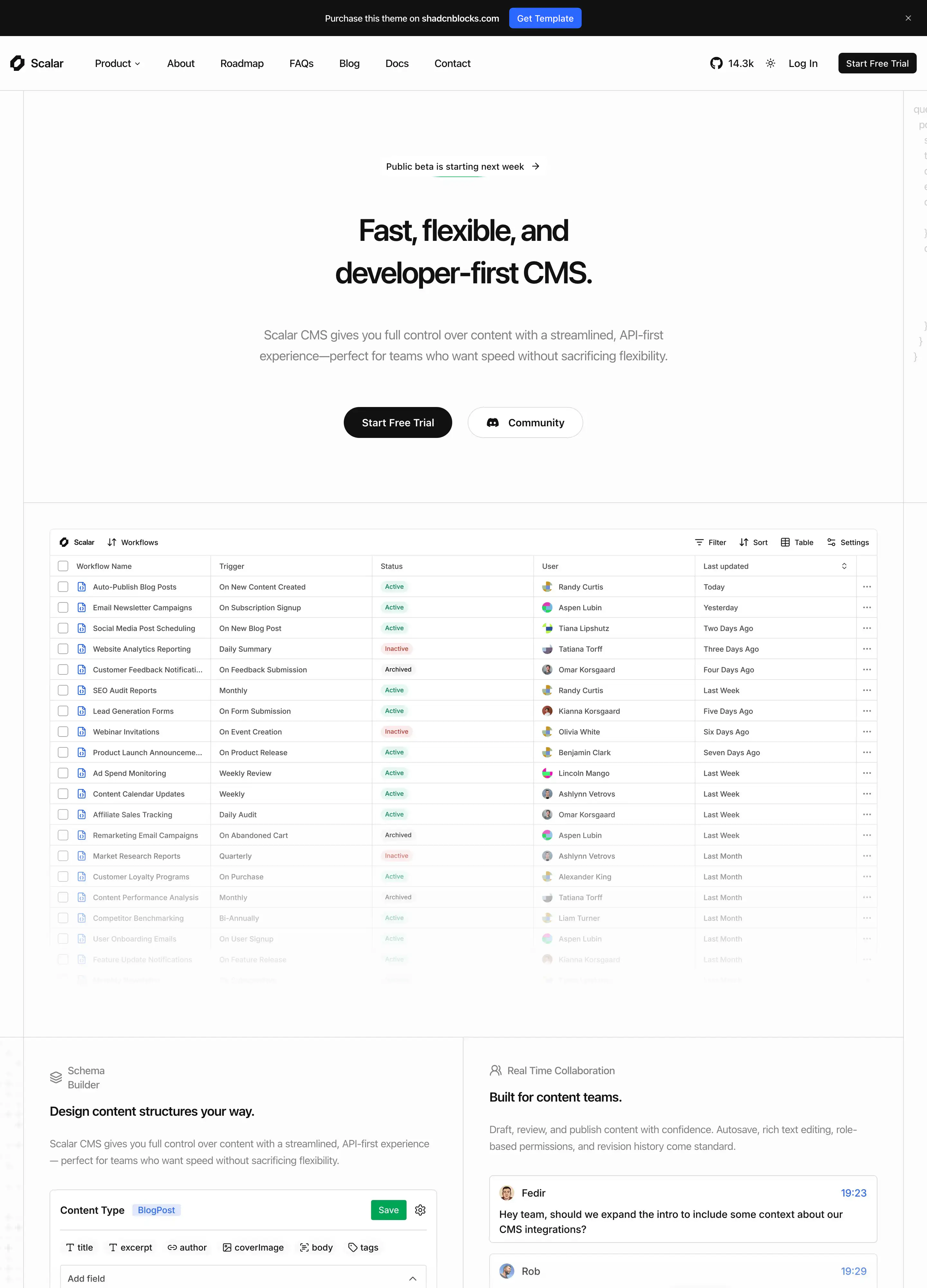 Scalar - Product/app/SaaS template Next.js & Astro