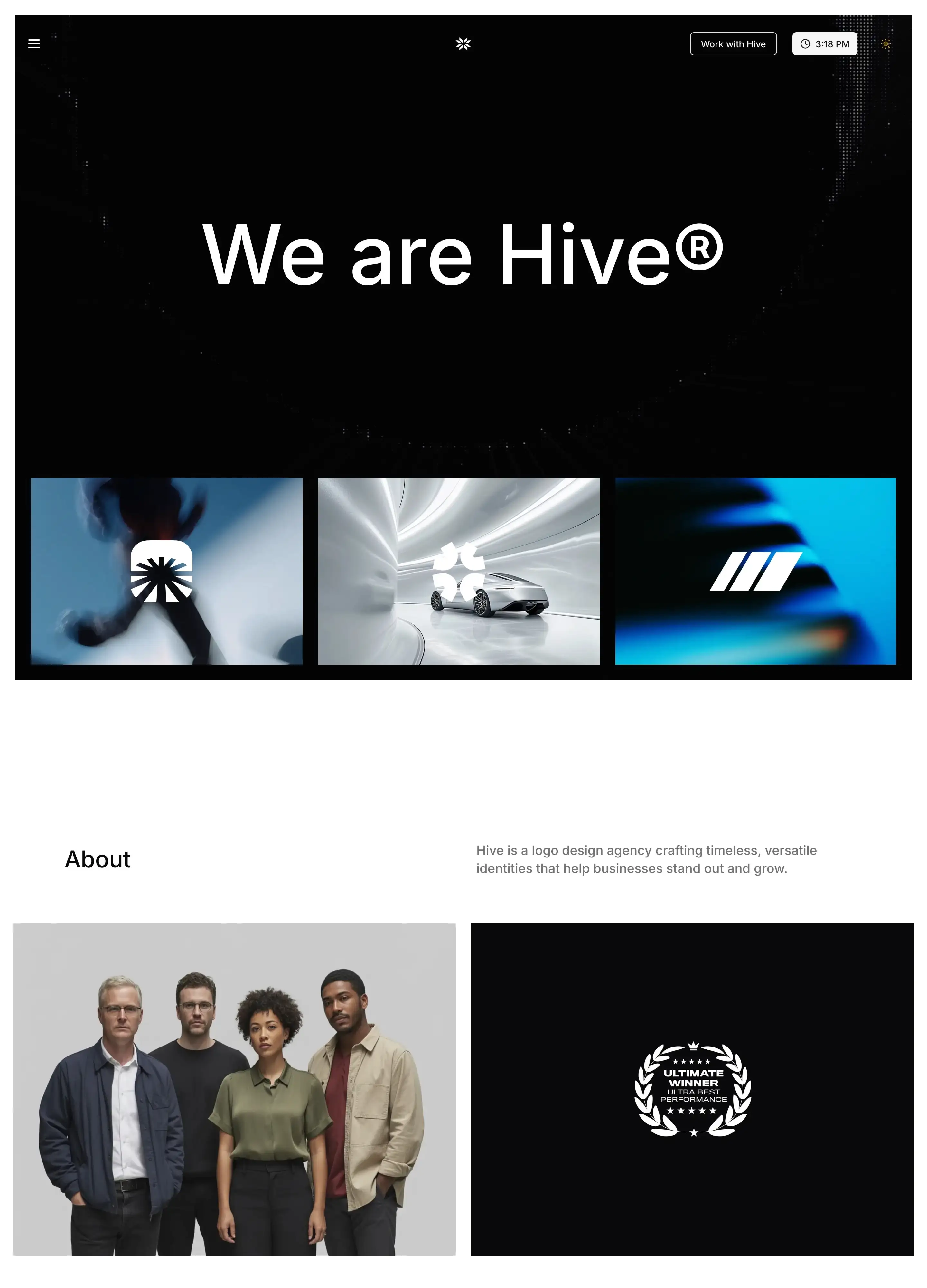 Hive - Agency portfolio template Next.js & Astro